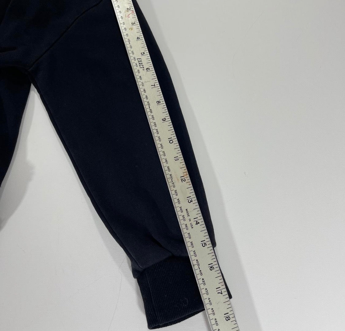 VINTAGE BL NIKE BLACK LEOPARD PRINT CREWNECK SWEATSHIRT (M)