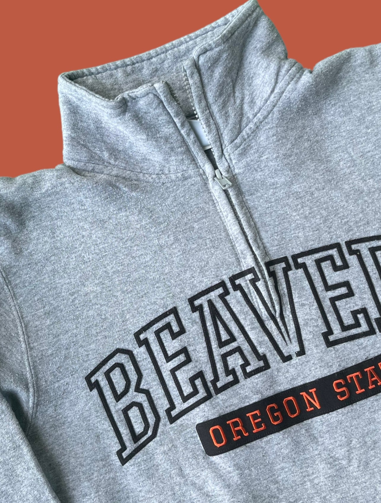 VINTAGE CHAMPION X BEAVERS QUARTERZIP (S)