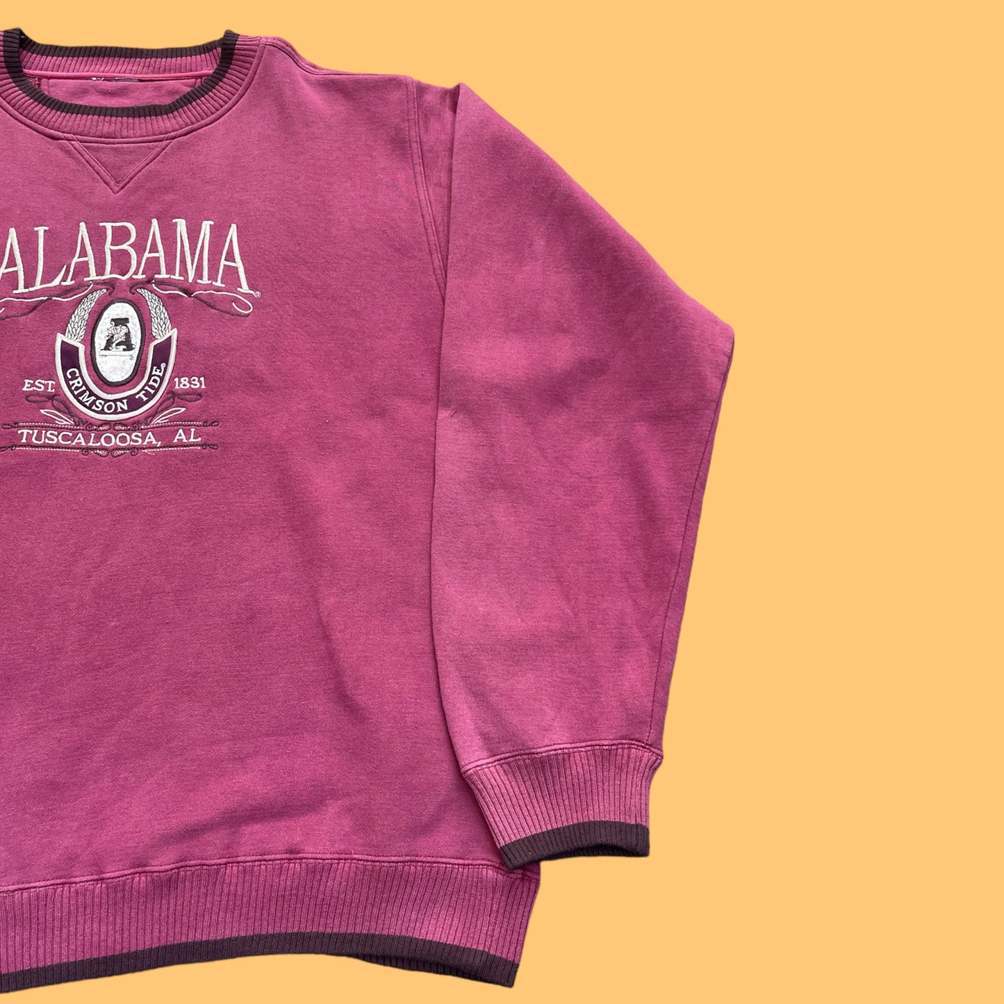 VINTAGE ALABAMA EMBROIDERED CREWNECK (L)