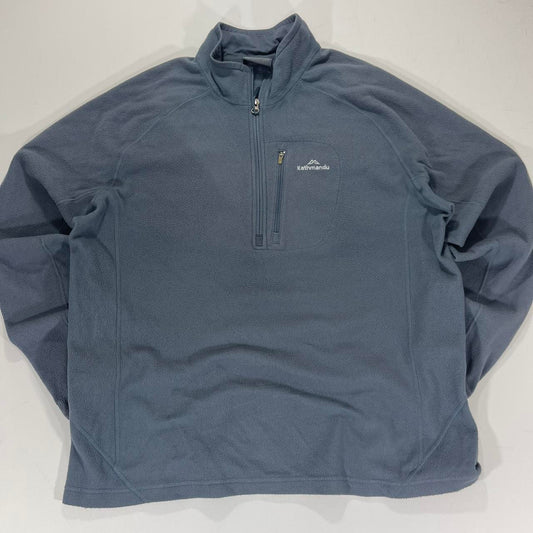KATHMANDU FLEECE QUARTER ZIP JUMPER (L)