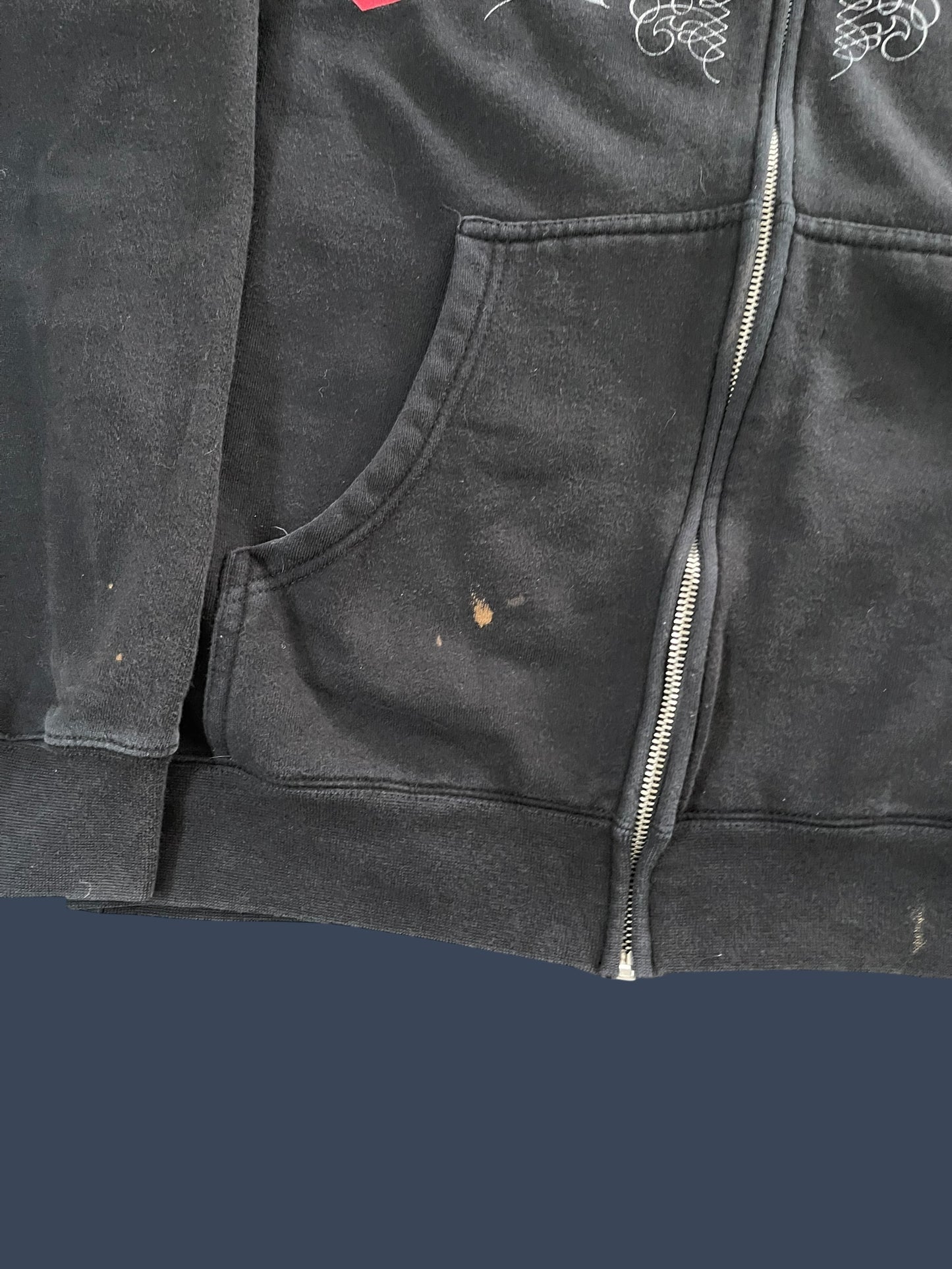 VINTAGE INDY FULL ZIP HOODIE (S-M)