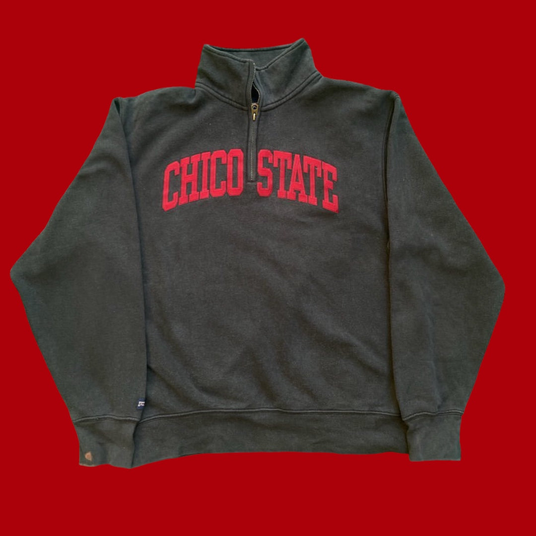VINTAGE CHICO STATE QUARTERZIP (M)