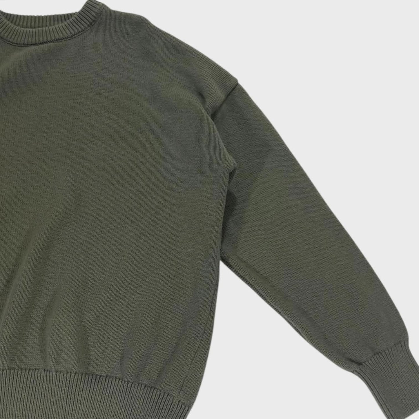 ABSENT GREEN CREWNECK SWEATER (M)