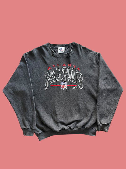 VINTAGE ATLANTA FALCONS CREWNECK (M TO LARGE )