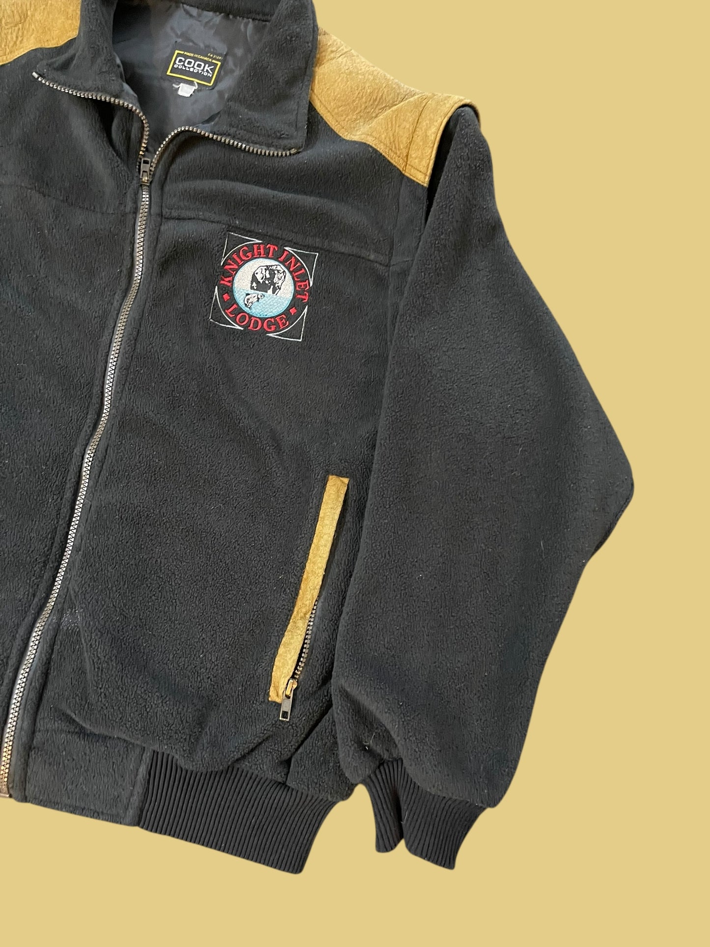 2 IN 1 VINTAGE KNIGHTINLET JACKET VEST (L)