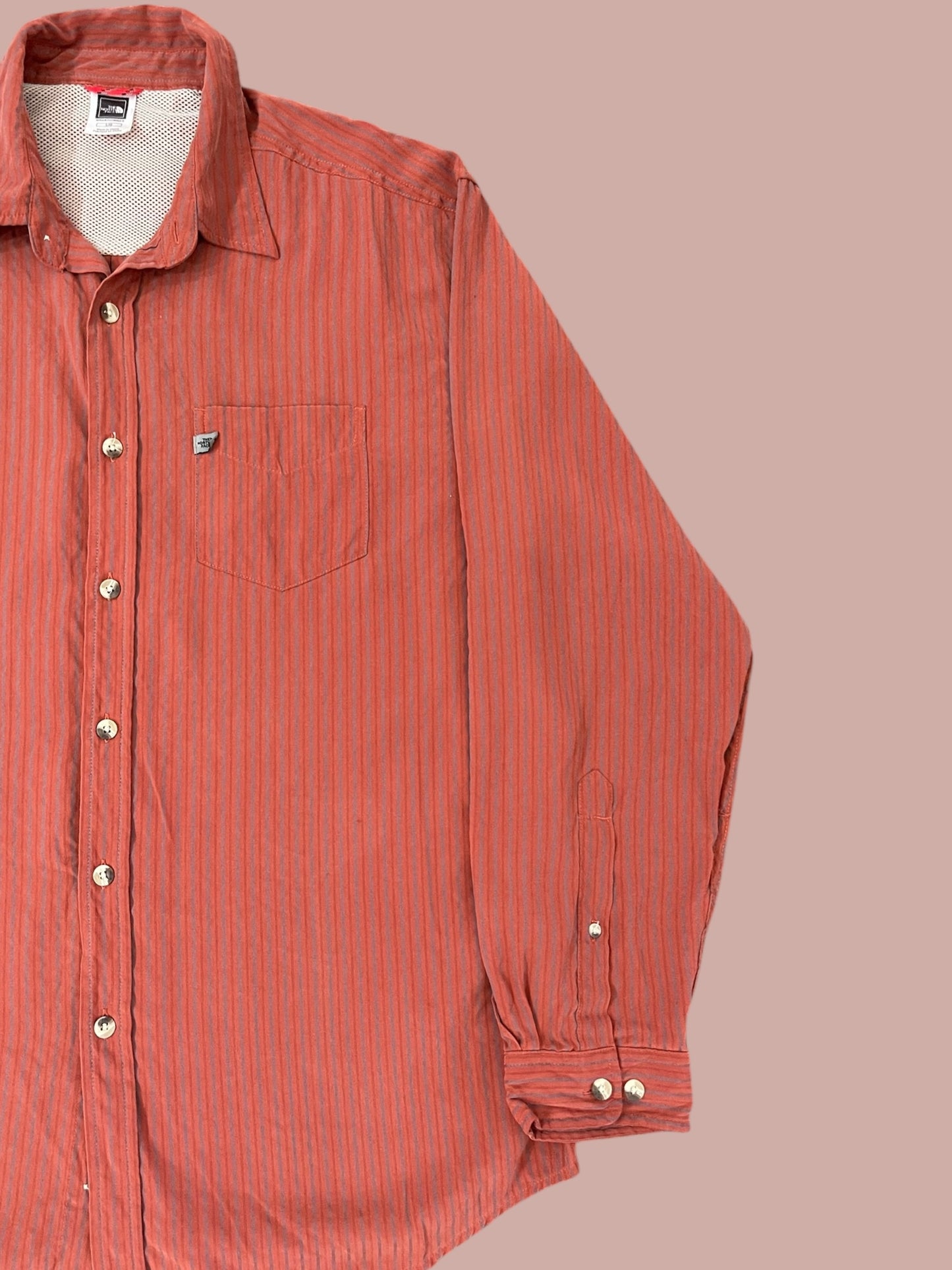 THE NORTH FACE LONG SLEEVE POLO SHIRT (L TO XL)