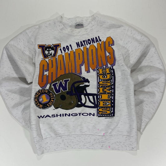 VINTAGE WASHINGTON HUSKIES 1991 NATIONAL CHAMPIONS (M)