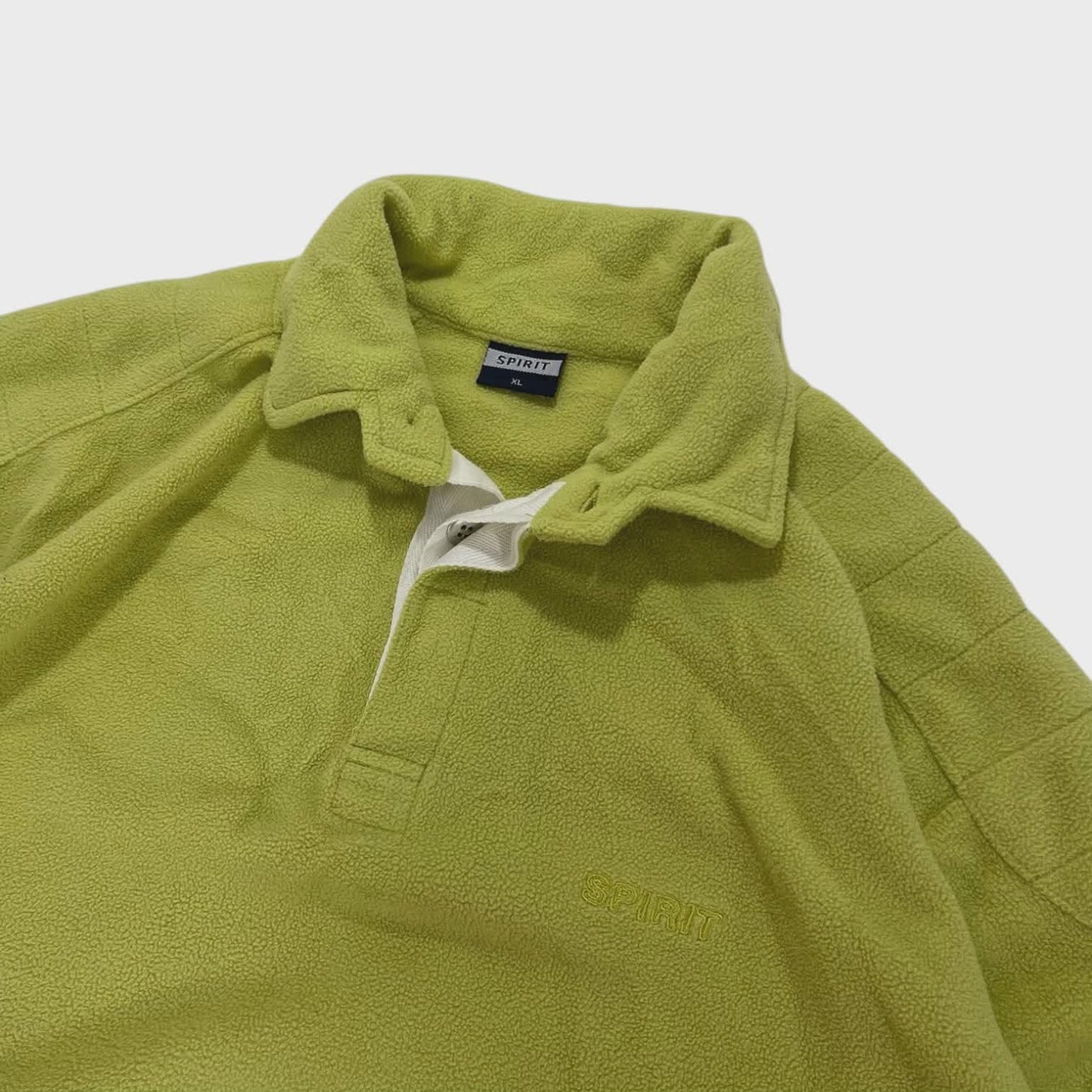 SPIRIT GREEN FLEECE RUGBY SHIRT (XL)