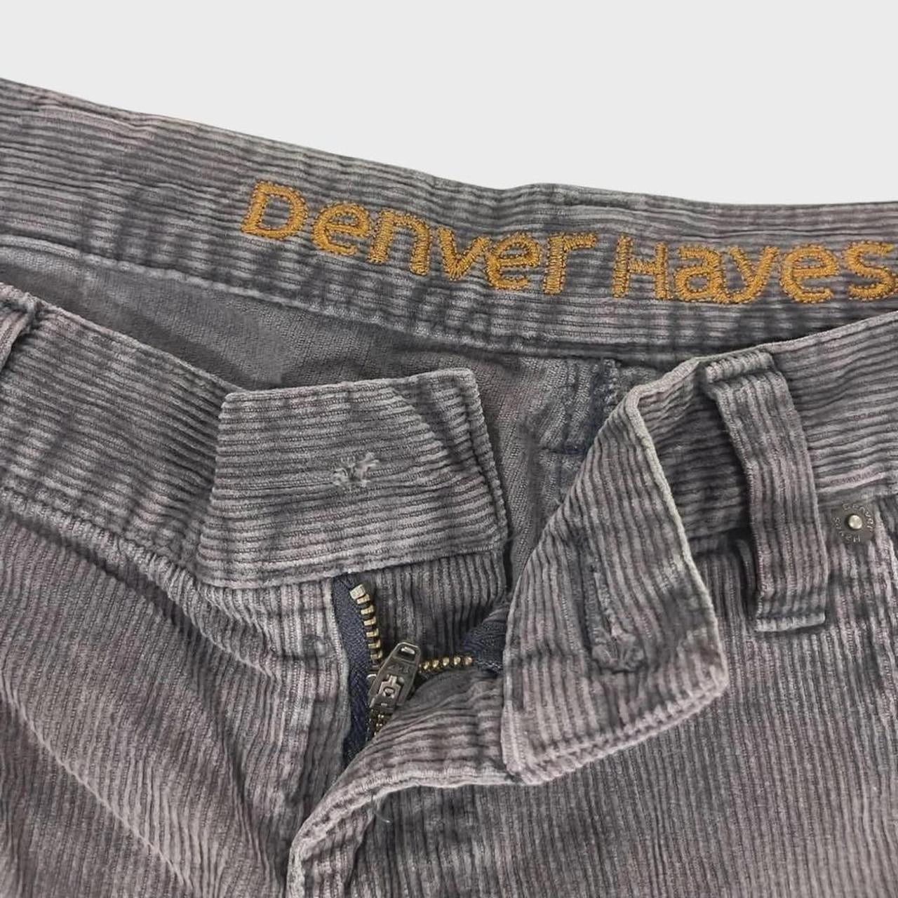 DENVER HAYES GREY CORDUROY PANTS (38)