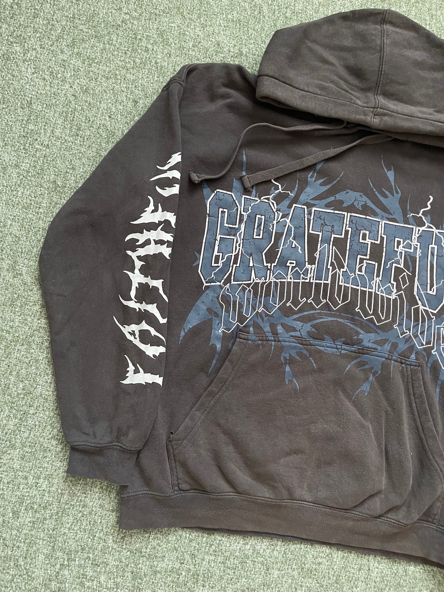 Y2K GRATEFUL ABSENT HOODIE (M)