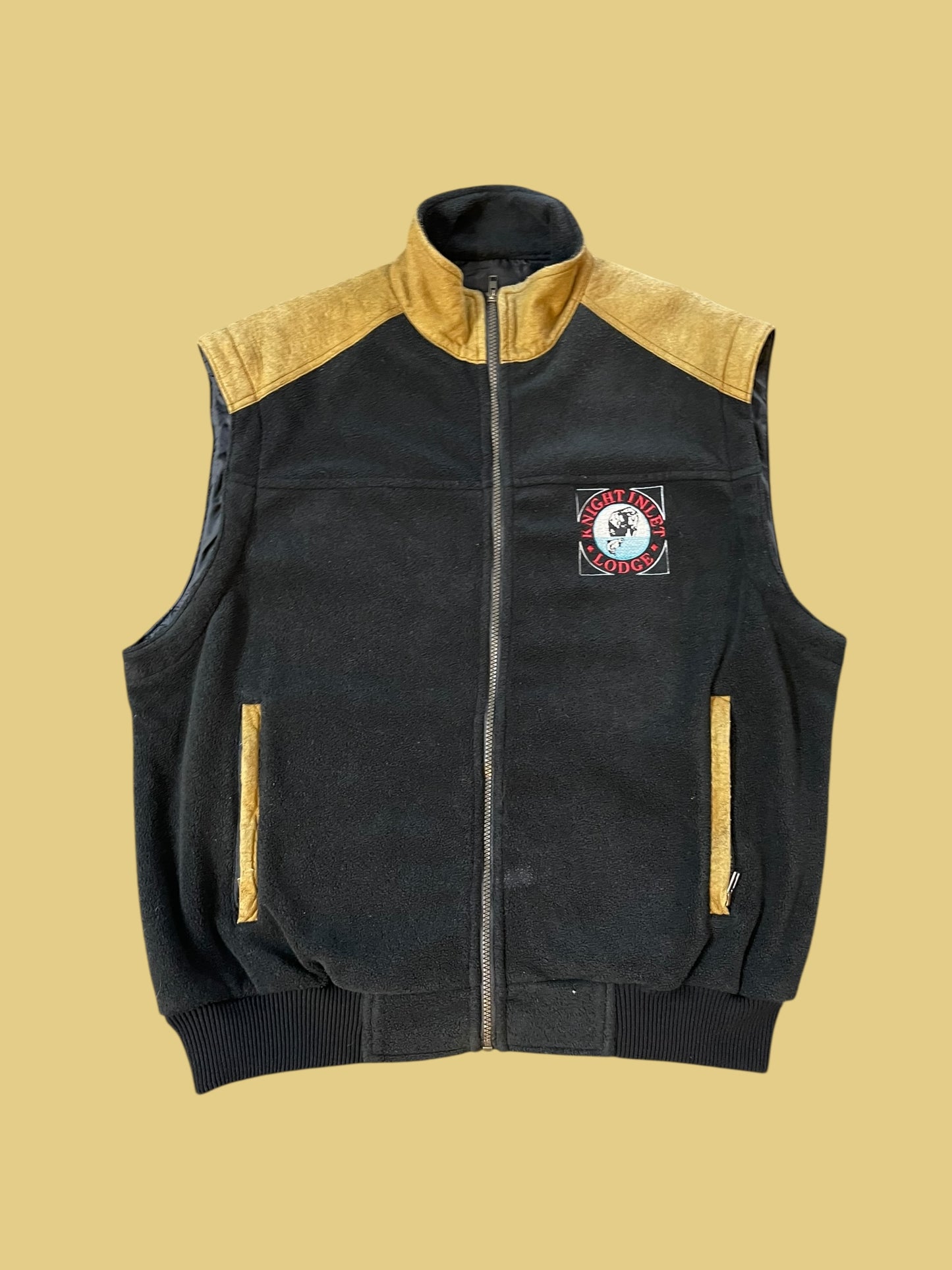 2 IN 1 VINTAGE KNIGHTINLET JACKET VEST (L)