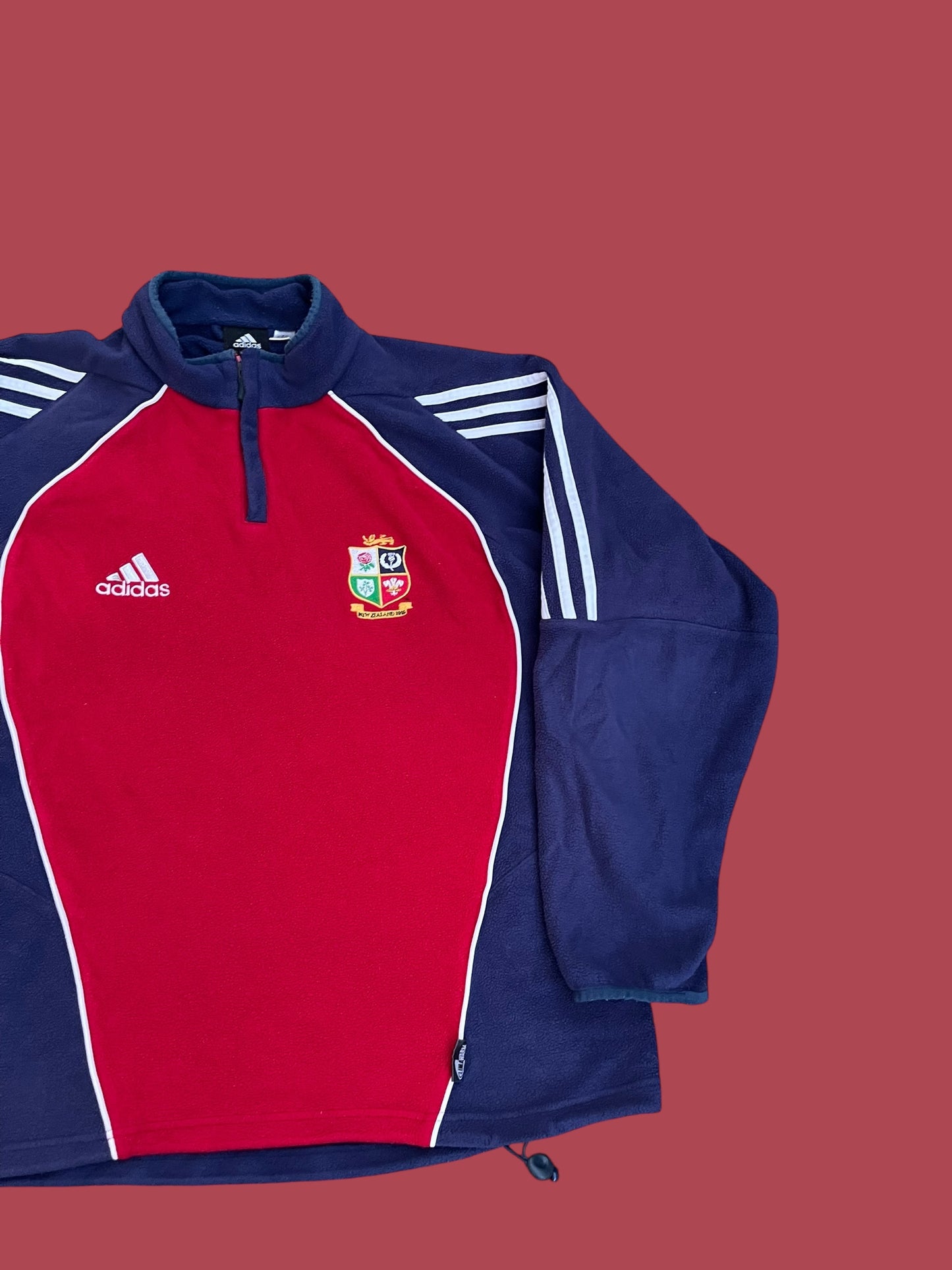 VINTAGE ADIDAS QUARTERZIP FLEECE (M/L)