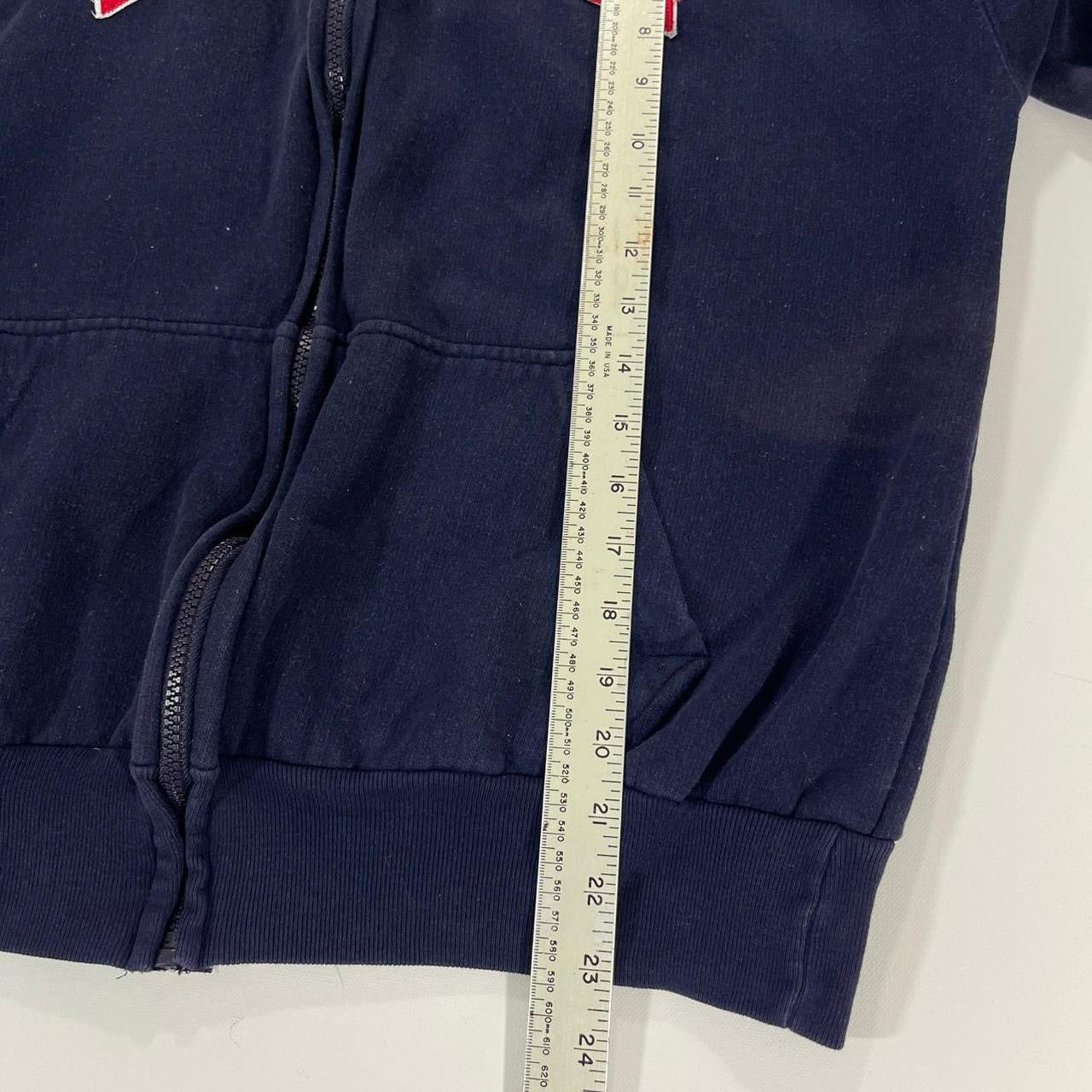 VINTAGE BOSTON ZIP UP HOODIE (M)