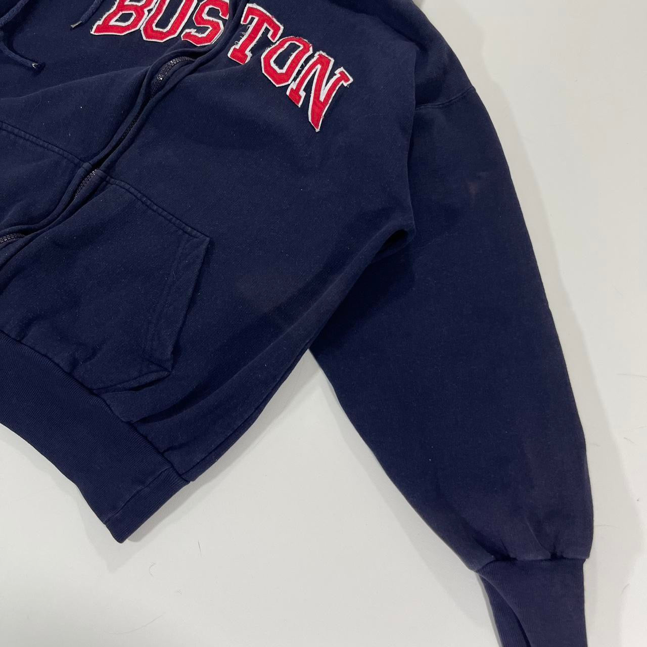 VINTAGE BOSTON ZIP UP HOODIE (M)