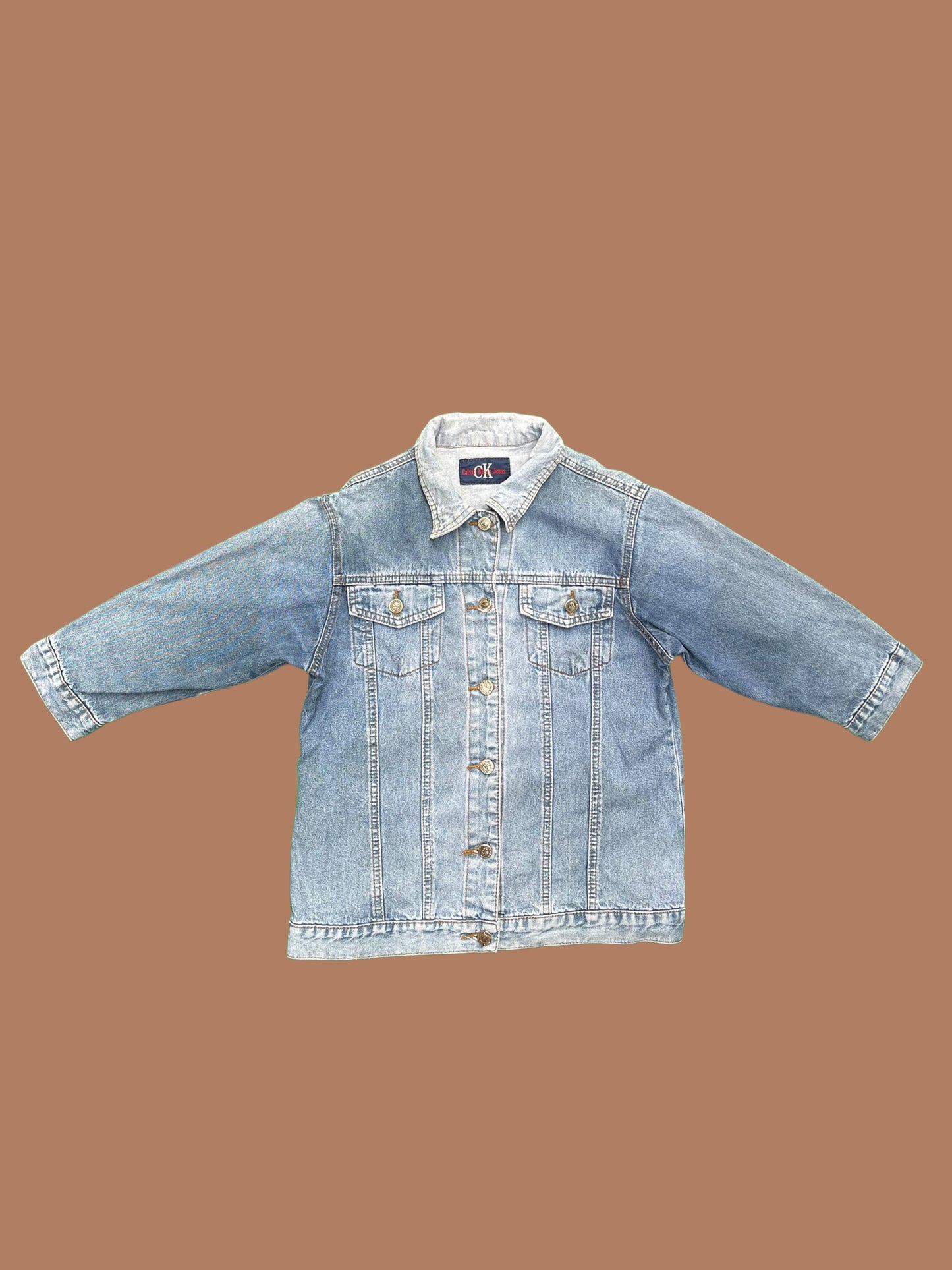 VINTAGE CK DENIM JACKET (S)