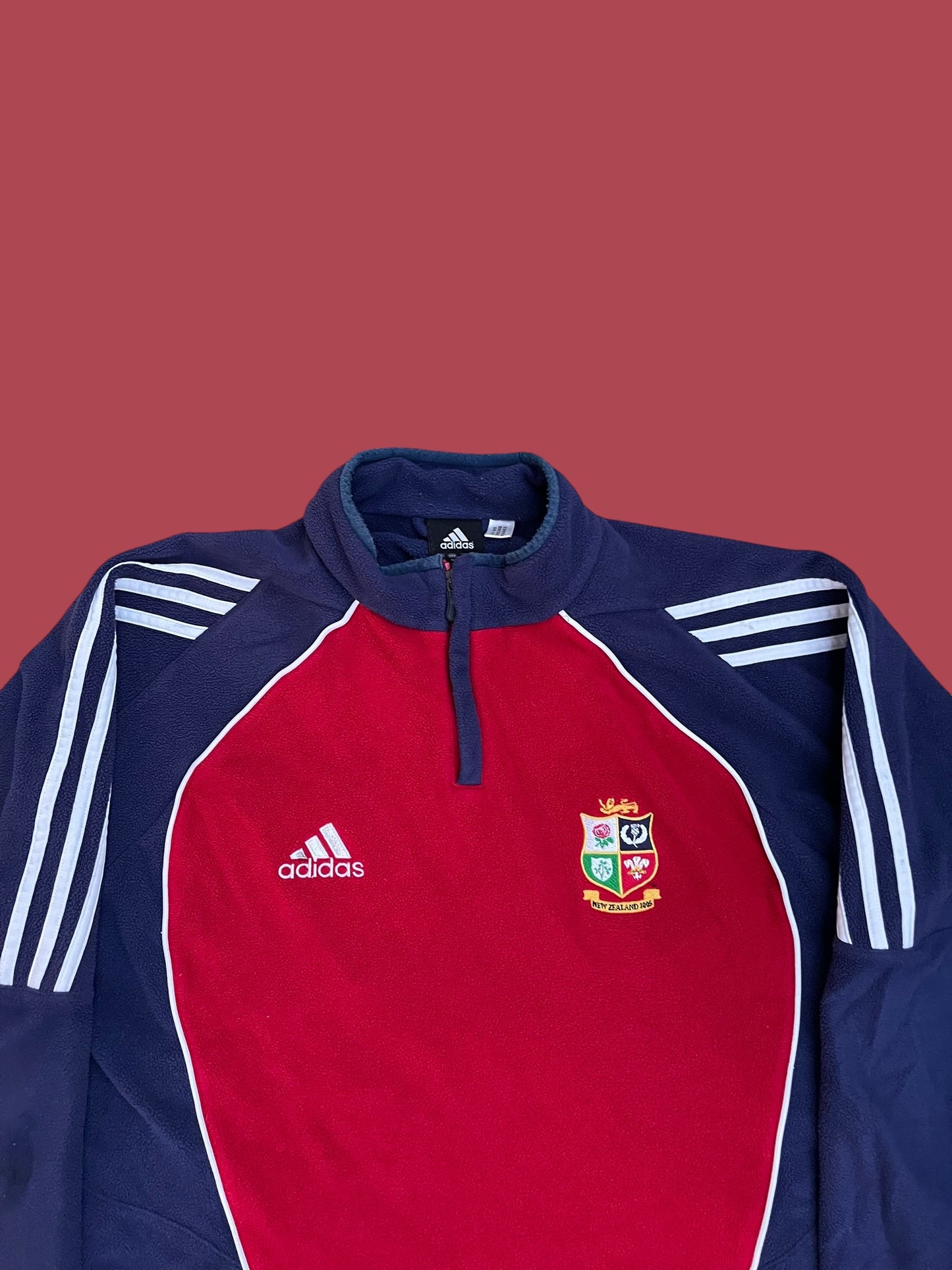 VINTAGE ADIDAS QUARTERZIP FLEECE (M/L)