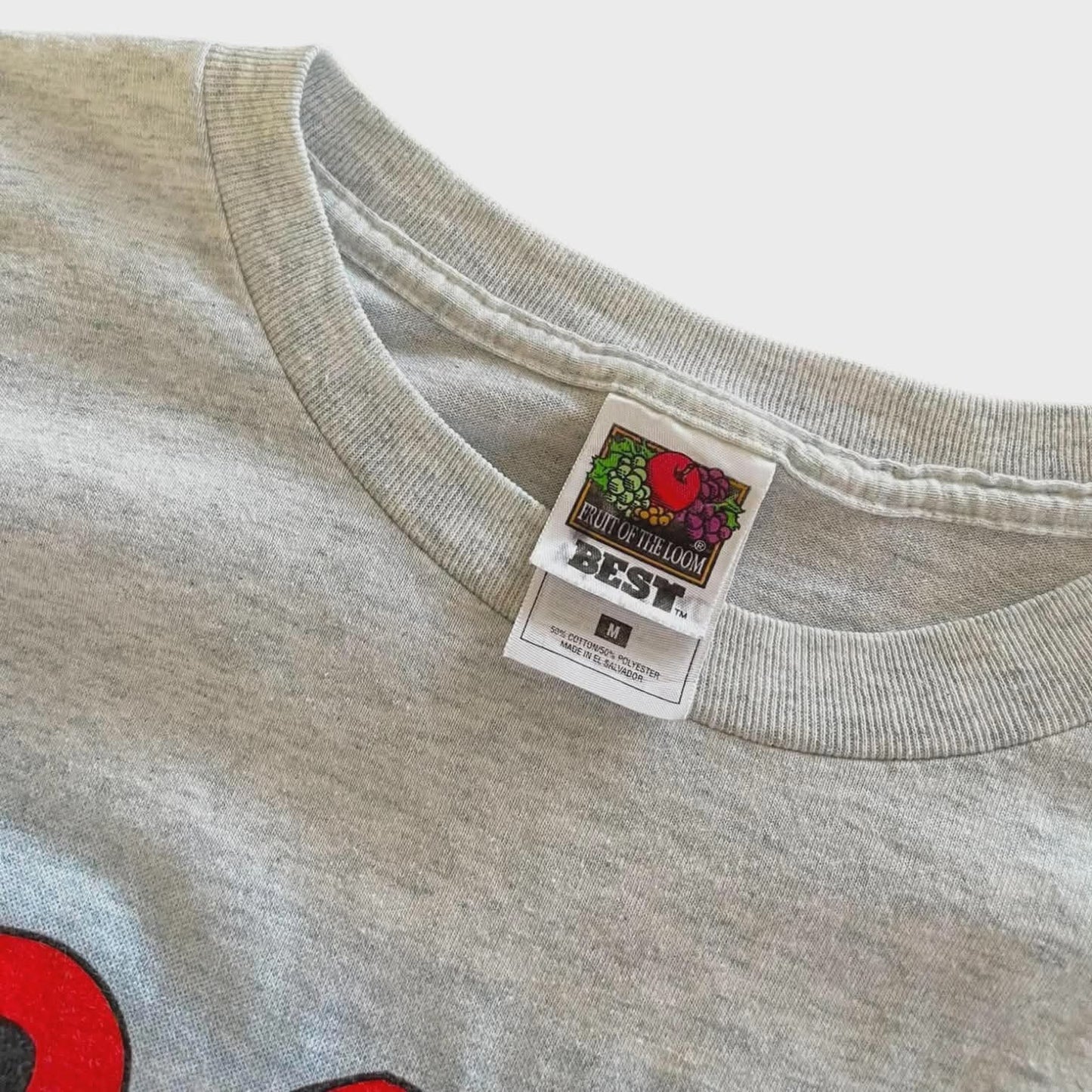 90S DARE TO RESIST DEUGS AND VIOLENCE GREY T-SHIRT (M)