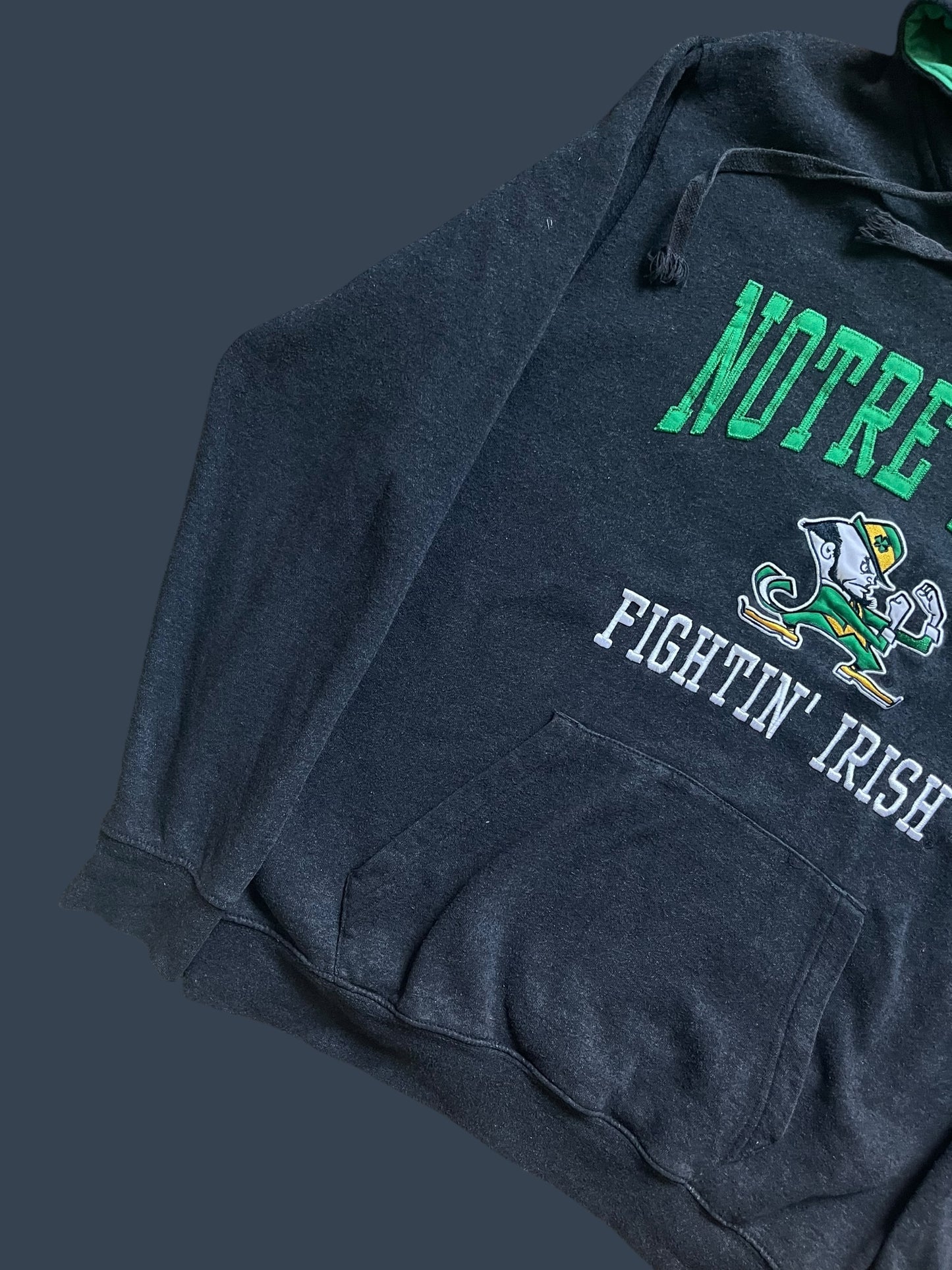 VINTAGE NOTRE DAME HOODIE (L)