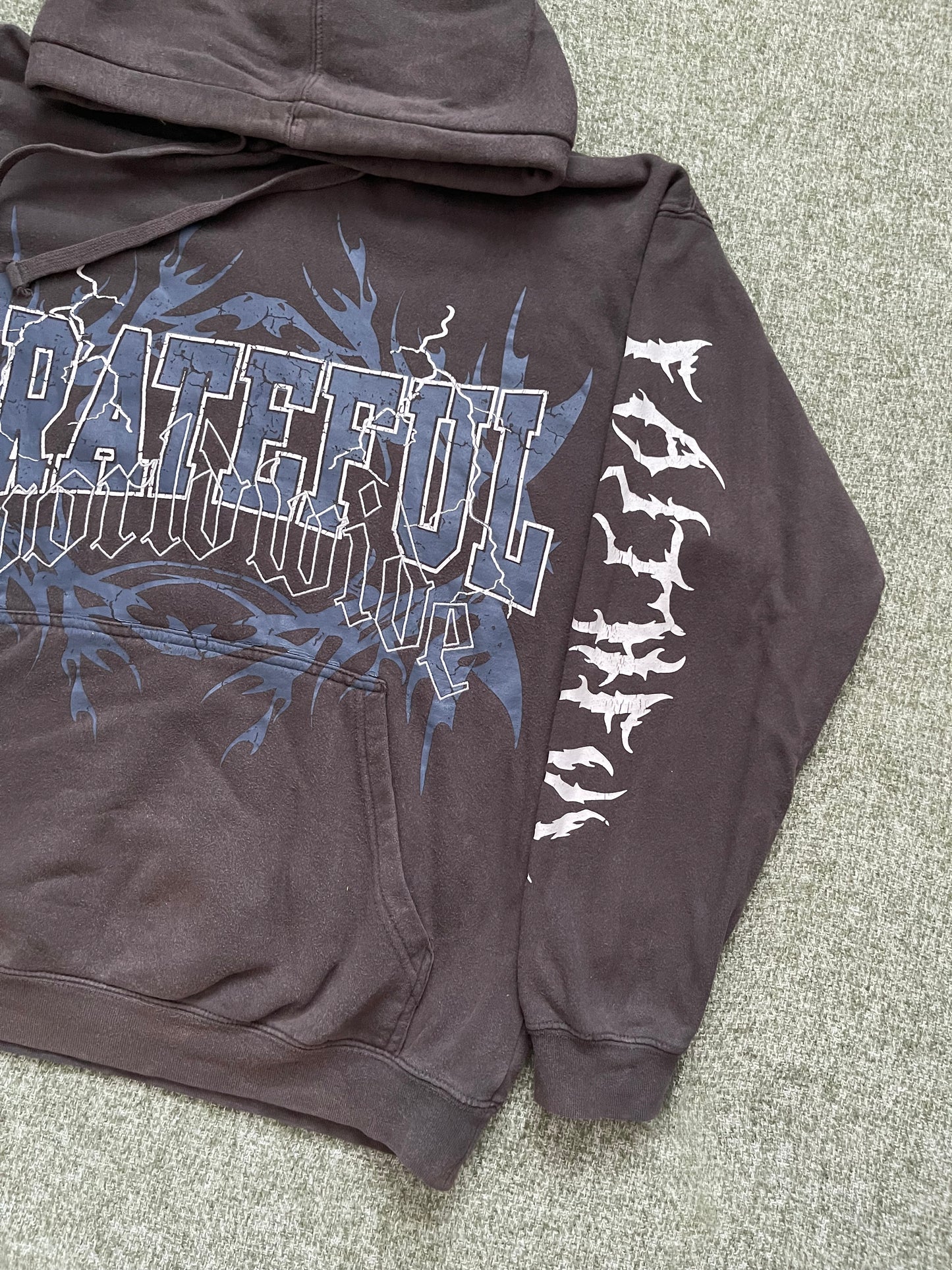 Y2K GRATEFUL ABSENT HOODIE (M)