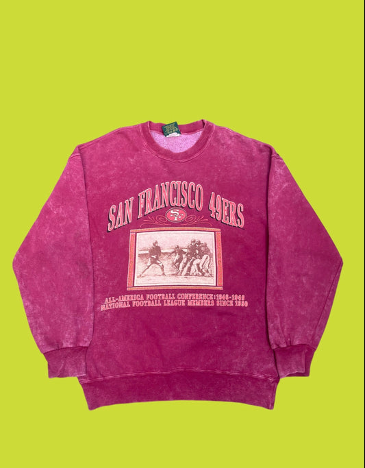 VINTAGE SF 49ERS CREWNECK (L)