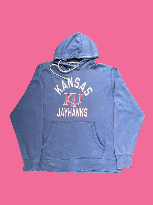 VINTAGE KANSAS HOODIE ( L)