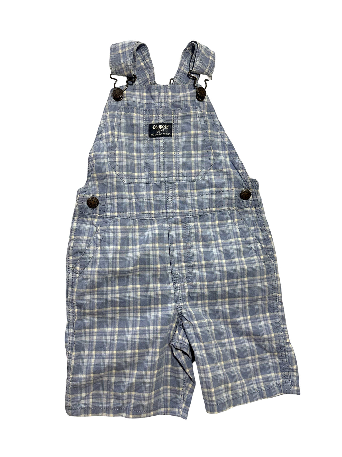Oshkosh Blue Shortalls (4T)
