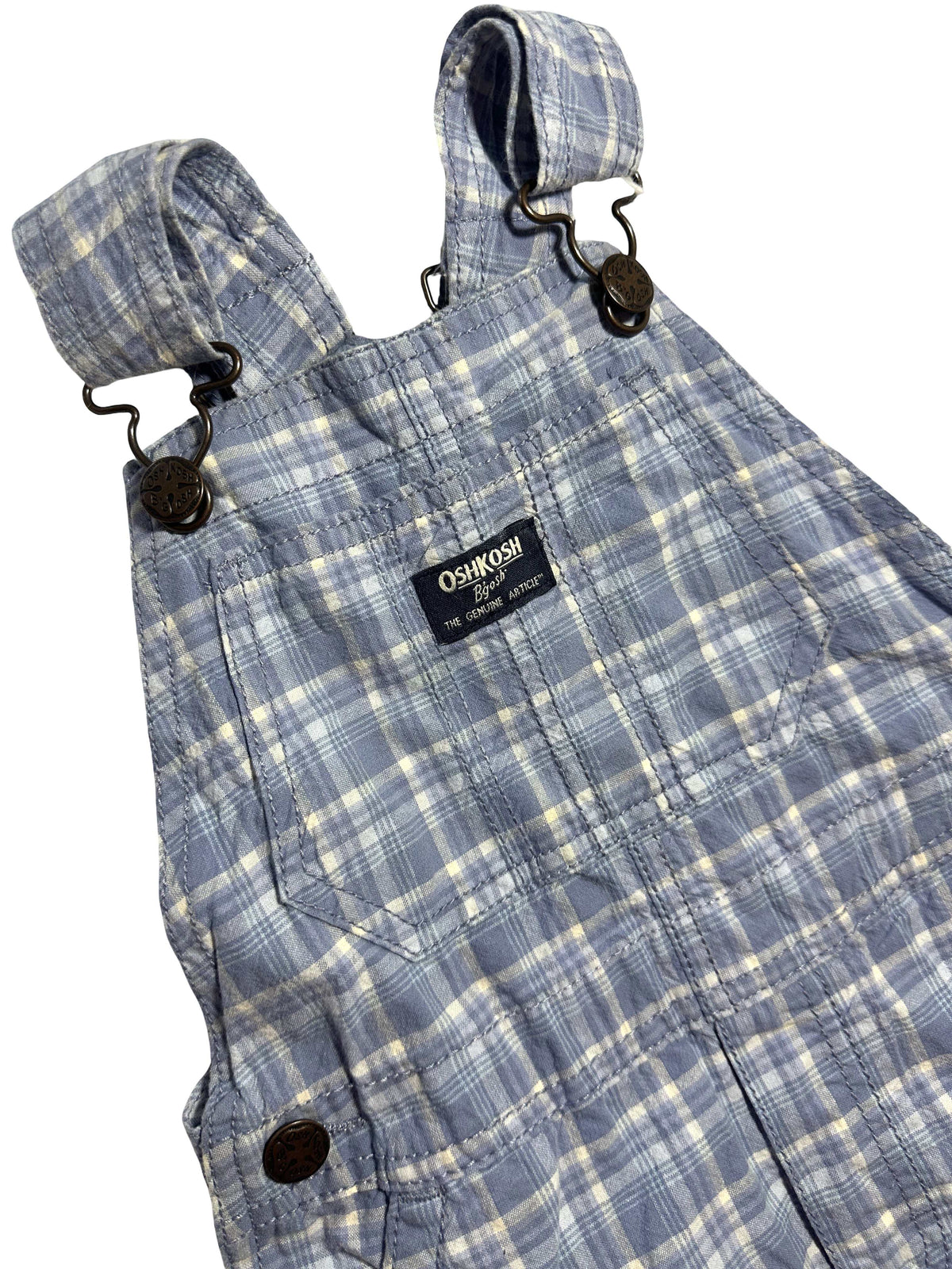 Oshkosh Blue Shortalls (4T)
