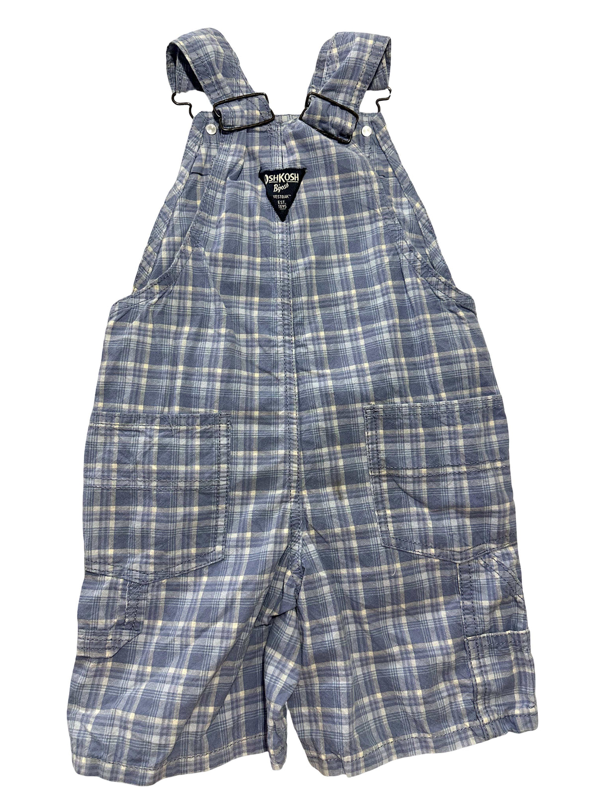 Oshkosh Blue Shortalls (4T)