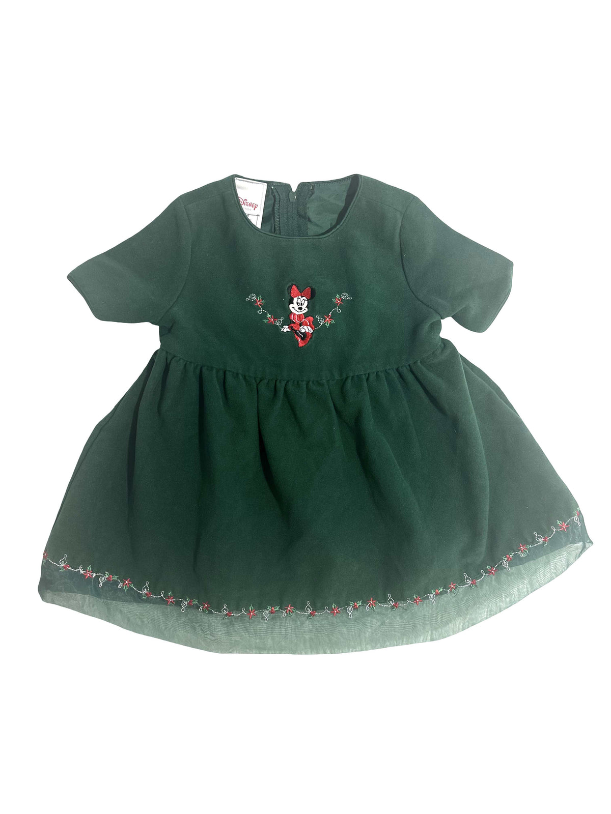 Minnie Mouse Christmas Dress (12m)