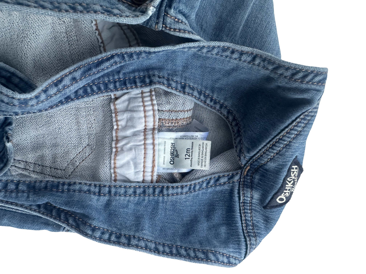 Oshkosh Denim Overalls (12m)
