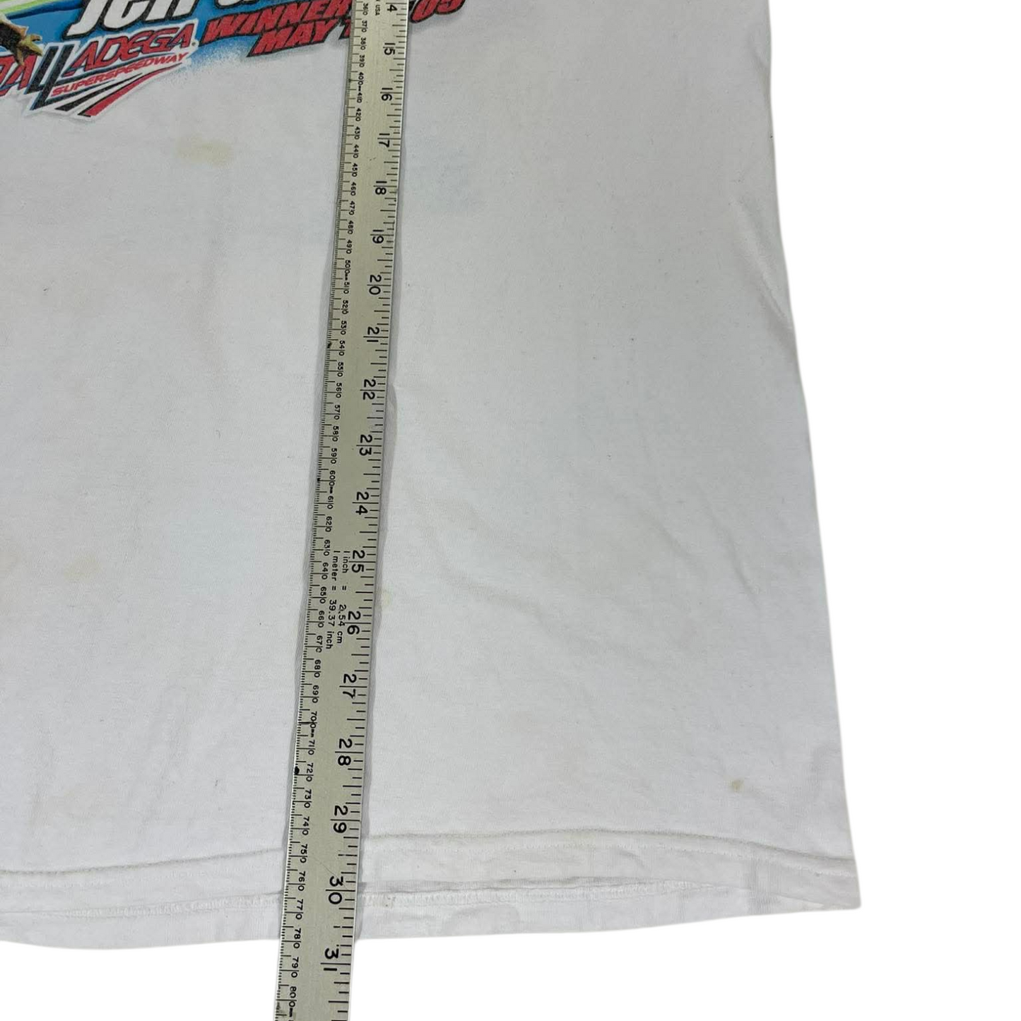 JEFF GORDON NASCAR WHITE TEE (XL)