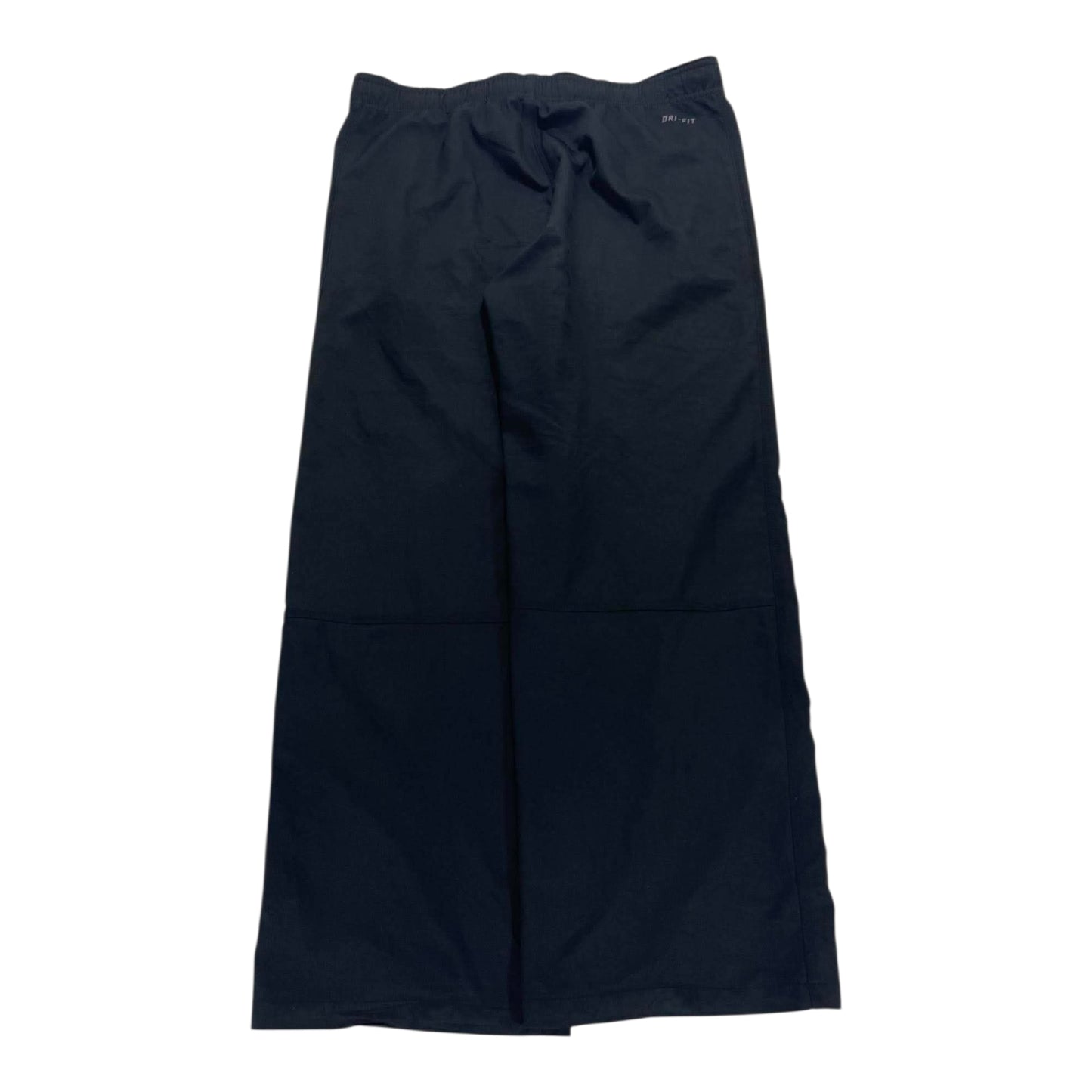NIKE BLACK WIDE LEG TRACK PANTS (L)