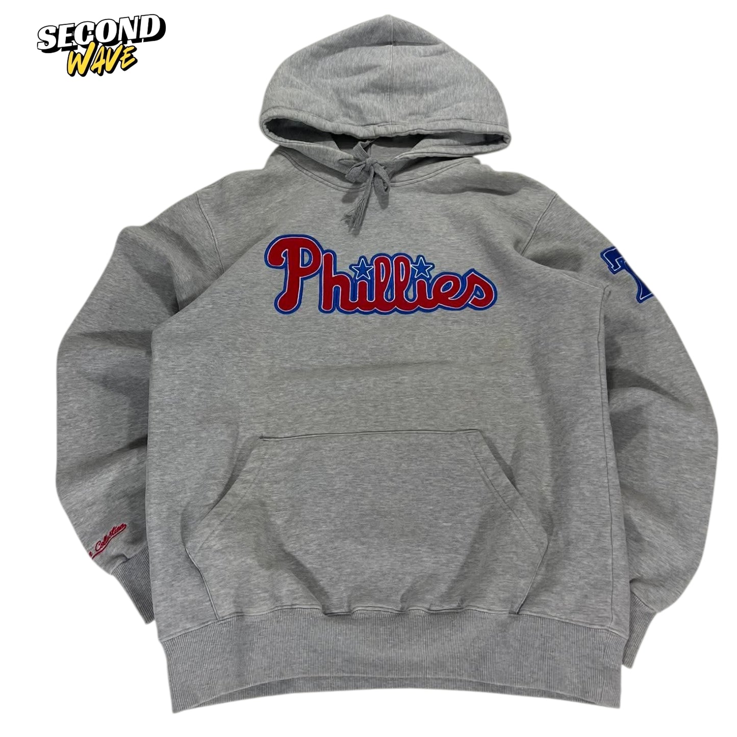 VINTAGE GREY PHILADELPHIA PHILLIES HOODIE (XL)