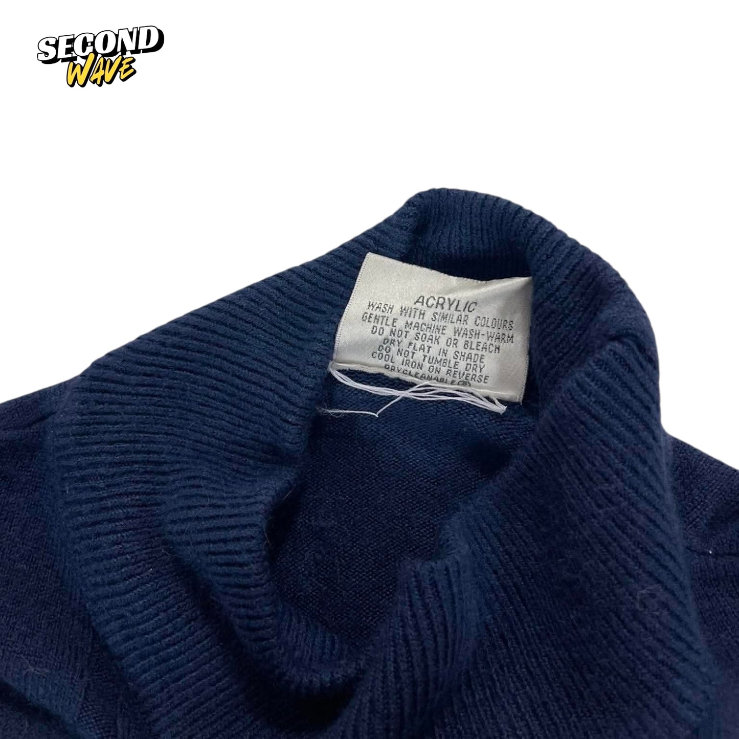 PICKABERRY NAVY BLUE TURTLENECK (S)