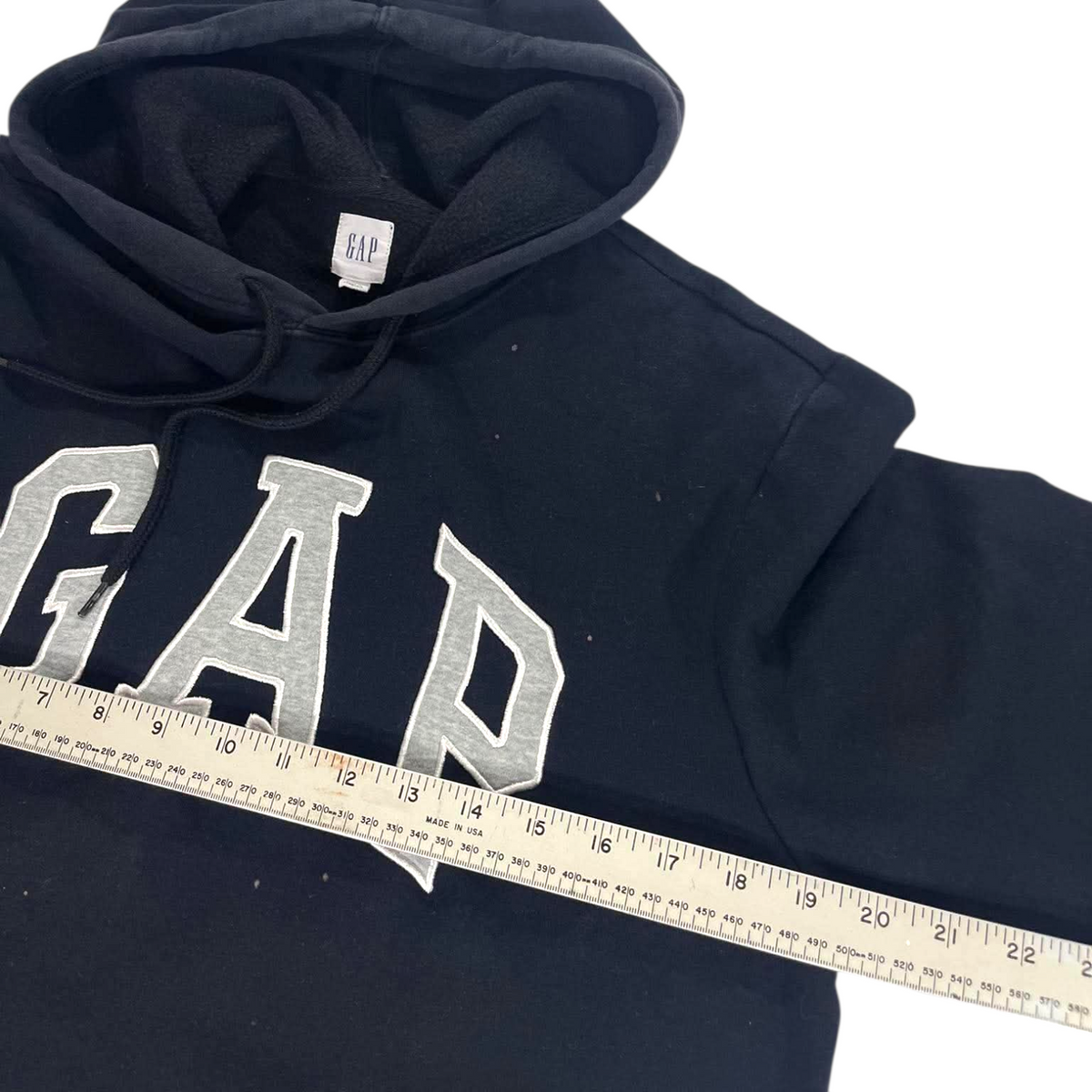 Y2K GAP BLACK HOODIE (M)