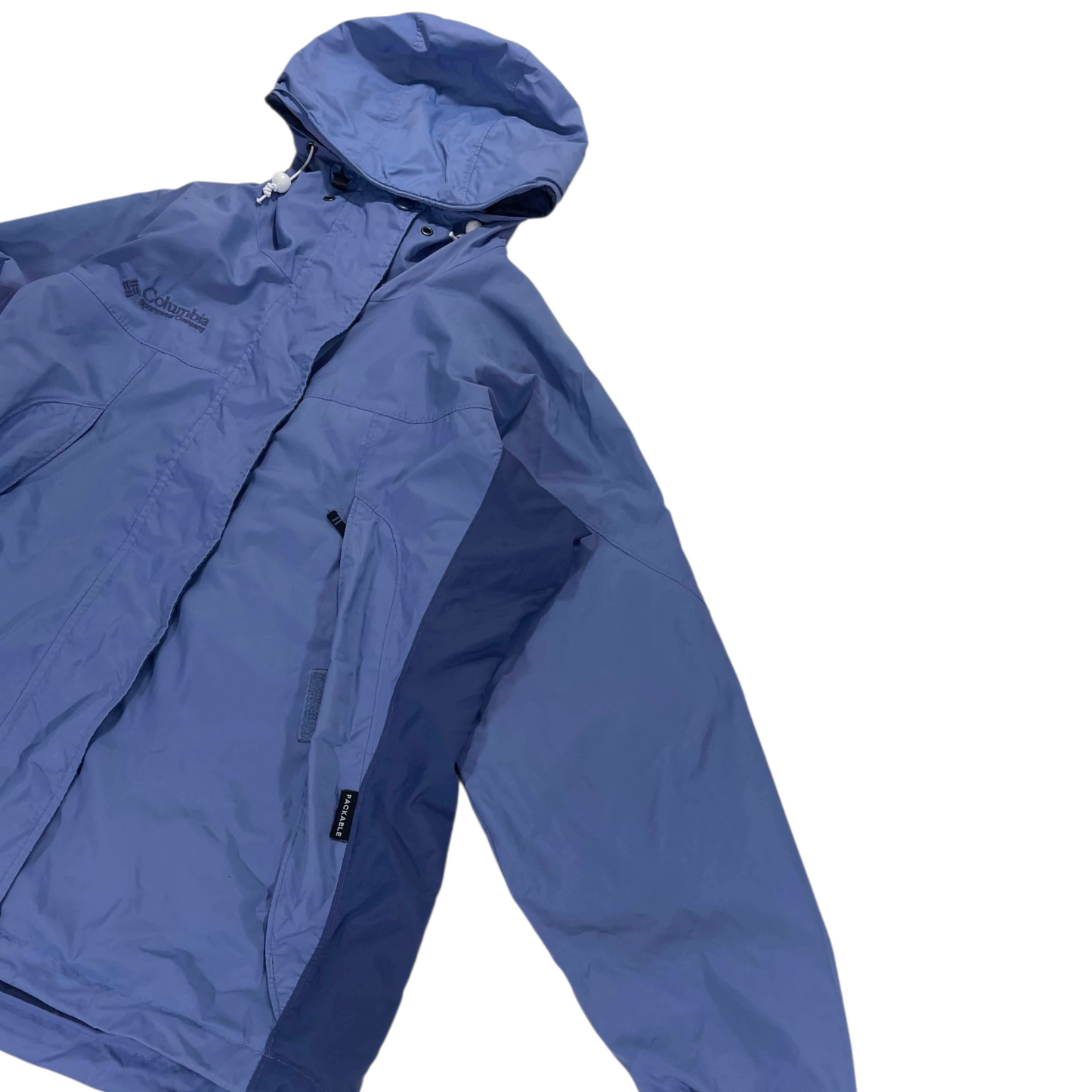 COLUMBIA SPORTSWEAR BLUE & PURPLE WINDBREAKER (M-L)