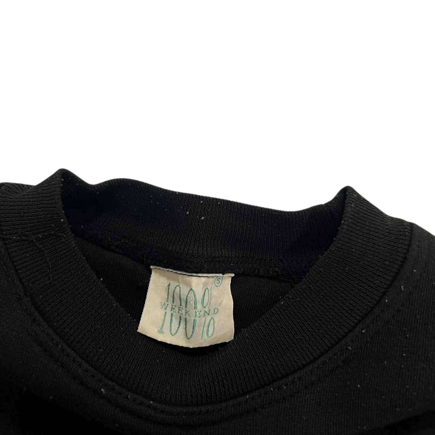 90S 100% WEEKEND BLACK CREWNECK (S)