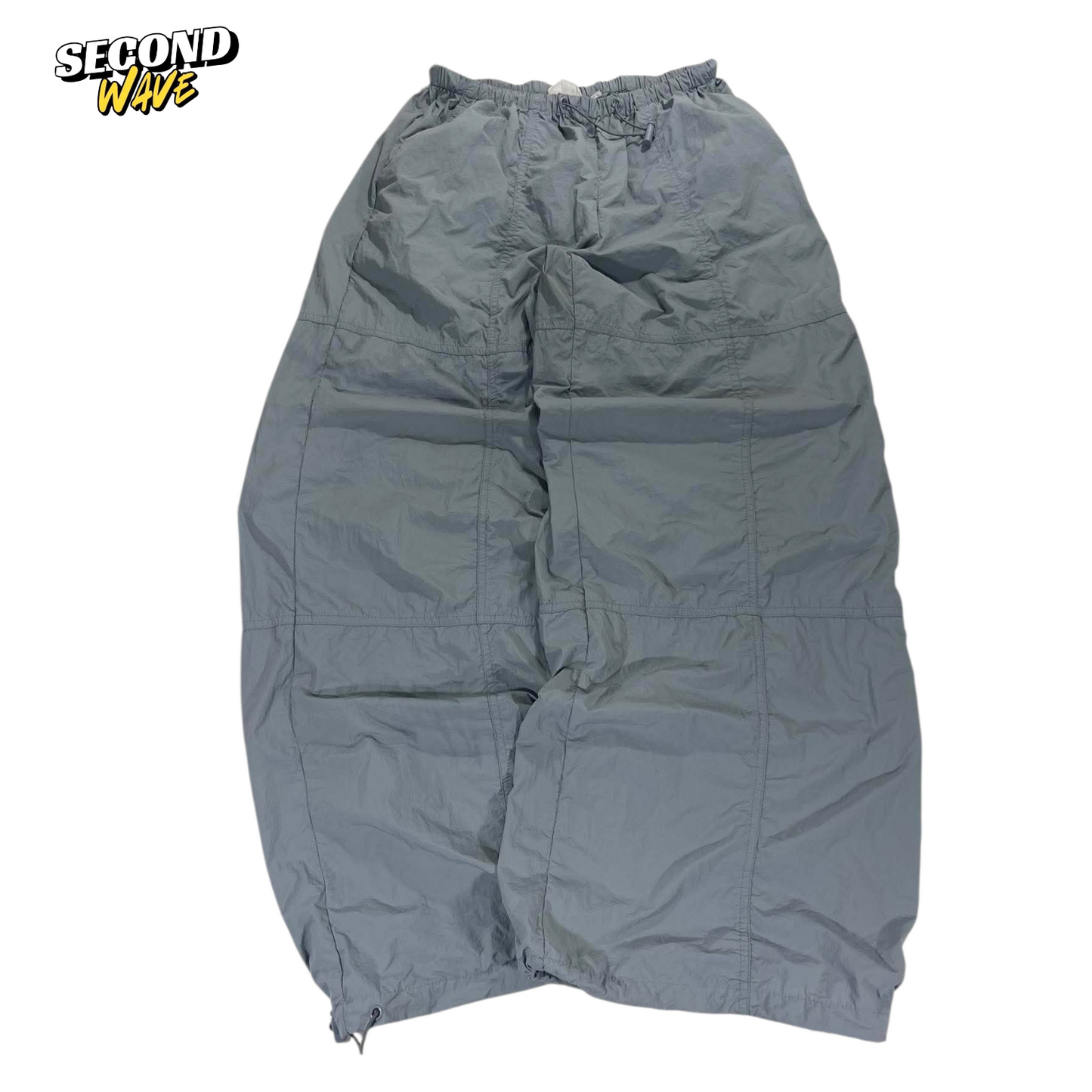 GLASSONS GREY WIDE LEG CARGO PANTS (10)