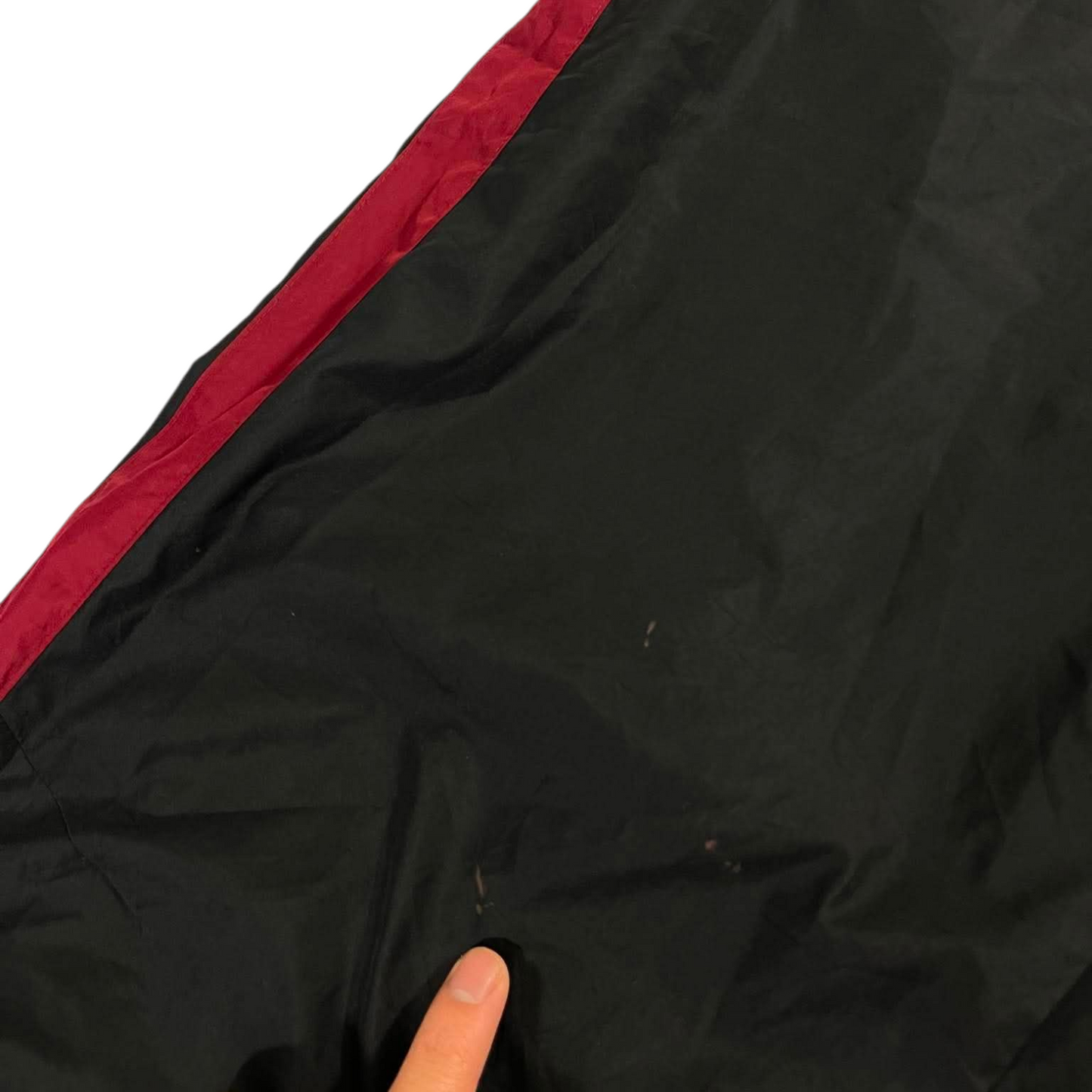 VINTAGE NIKE BLACK/RED TRACK PANTS (L) ¹²