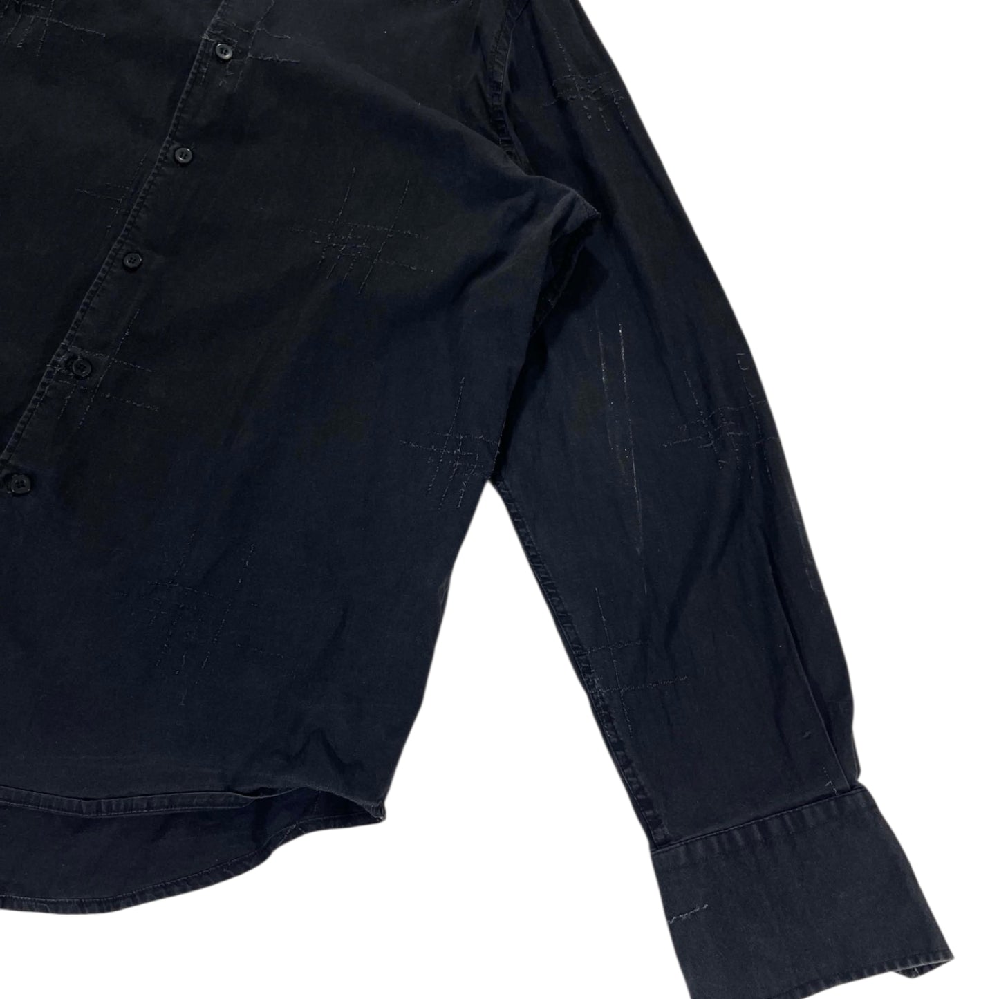 CLASSIC BARKERS BLACK BUTTON UP SHIRT (XL)