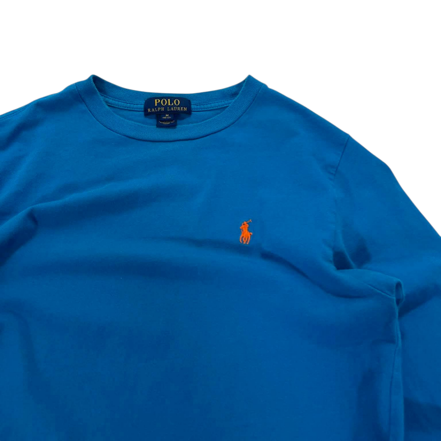 POLO RALPH LAUREN BLUE CREWNECK (M)