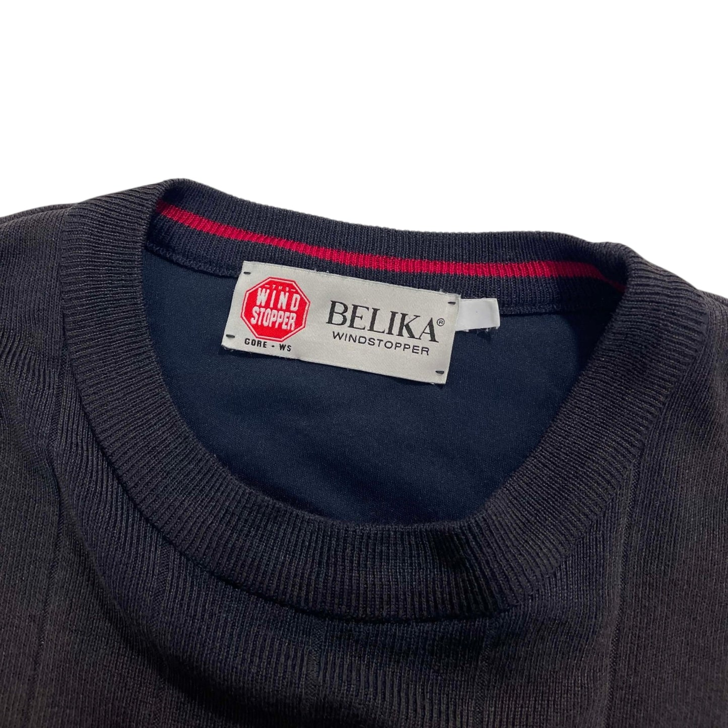 90S BELIKA  WINDSTOPPER GOLF EMBROIDERED SWEATER (L)