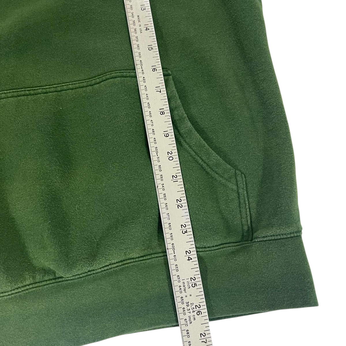 YOUKNOW. GREEN HOODIE (M)
