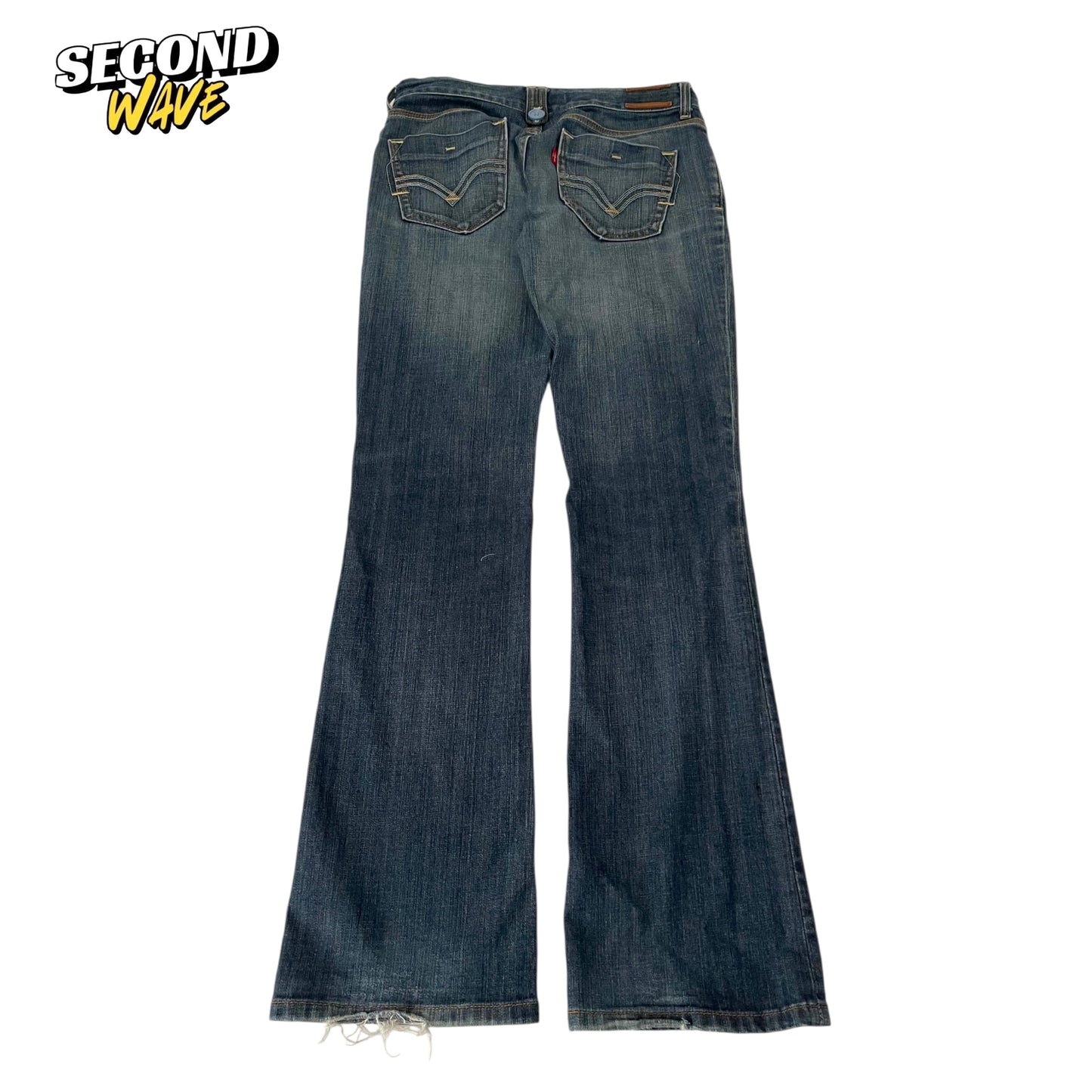 LEVI'S 808 LOW BOOTCUT JEANS (28")