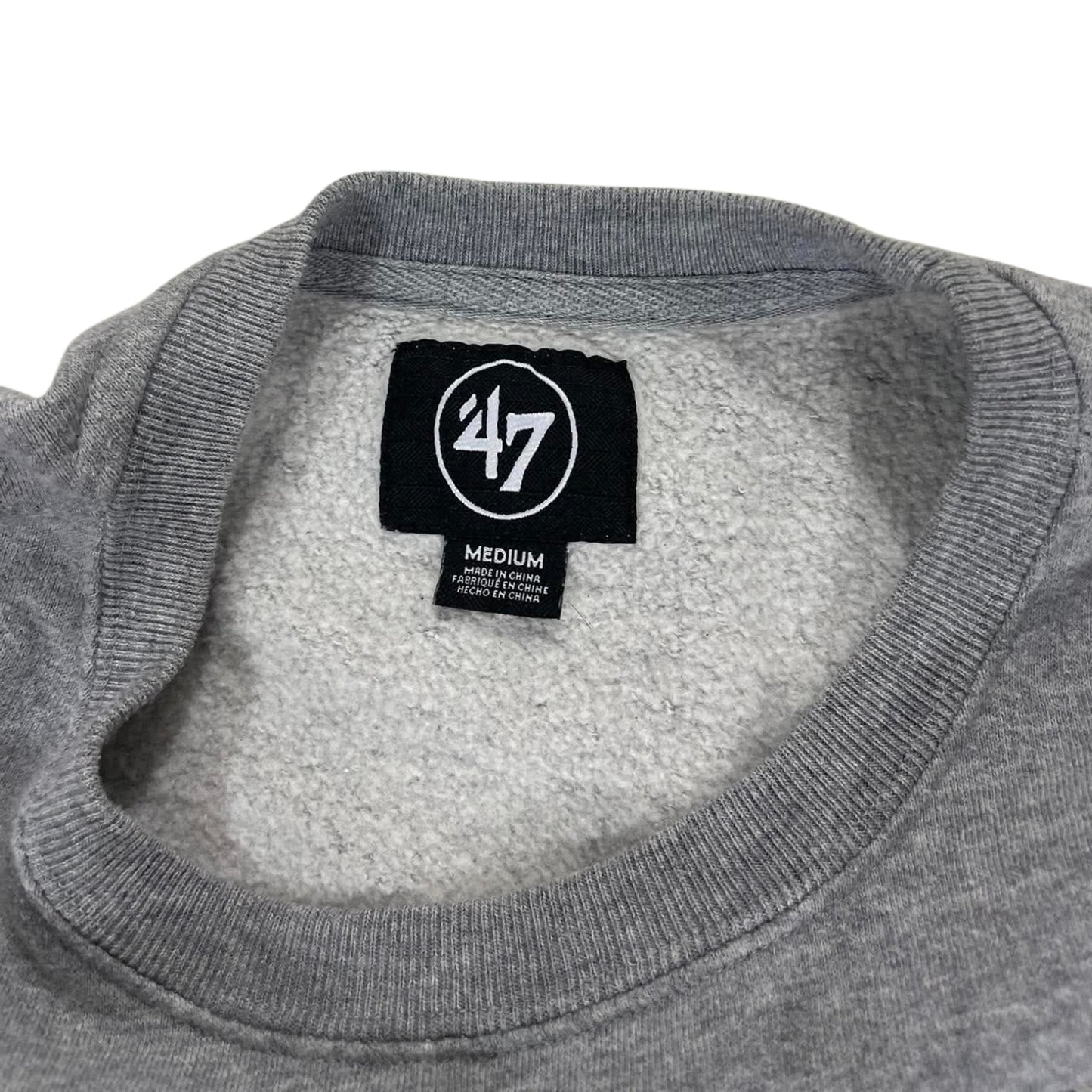 47 NEW YORK YANKEES GREY CREWNECK SWEATSHIRT (M)
