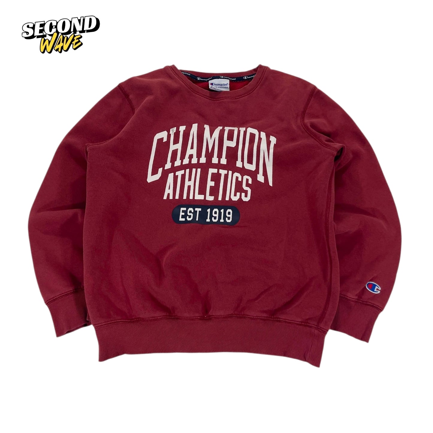 CHAMPION RED CREWNECK (Junior 12 YEARS)