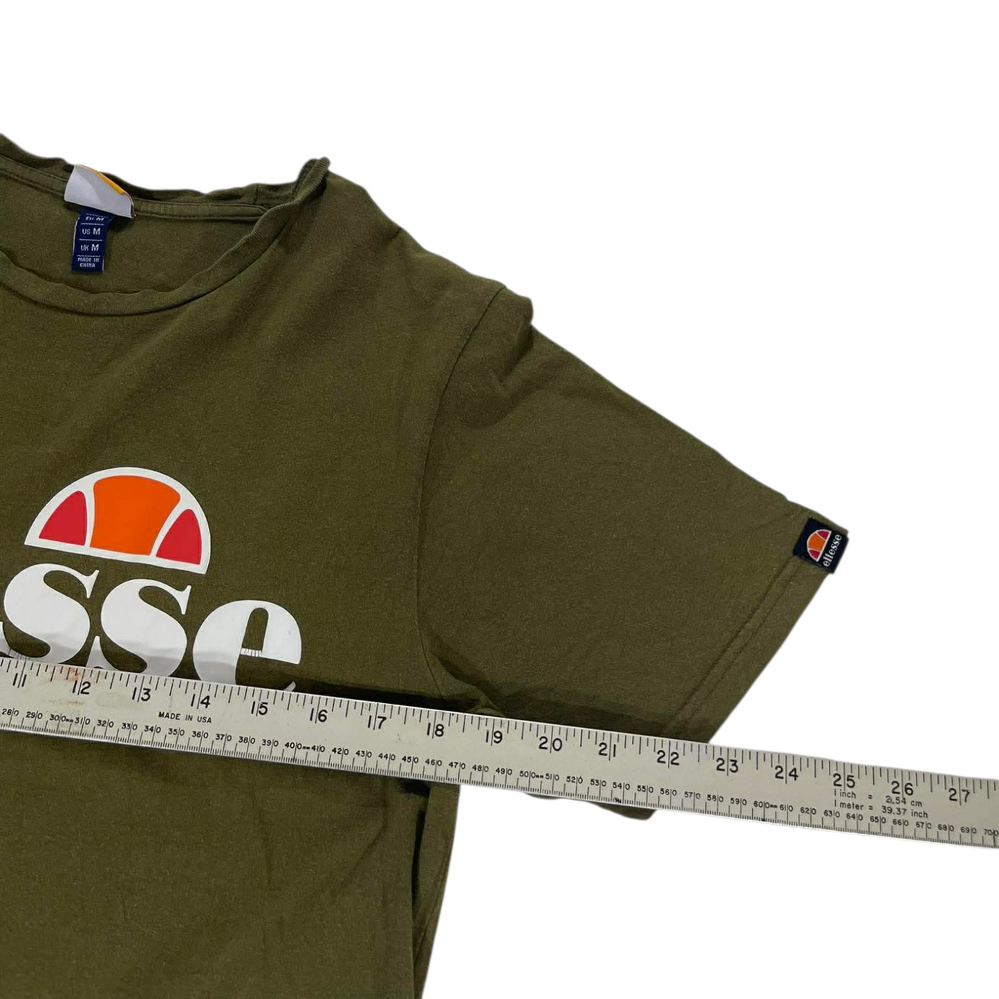 ELLESSE GREEN T-SHIRT (M)