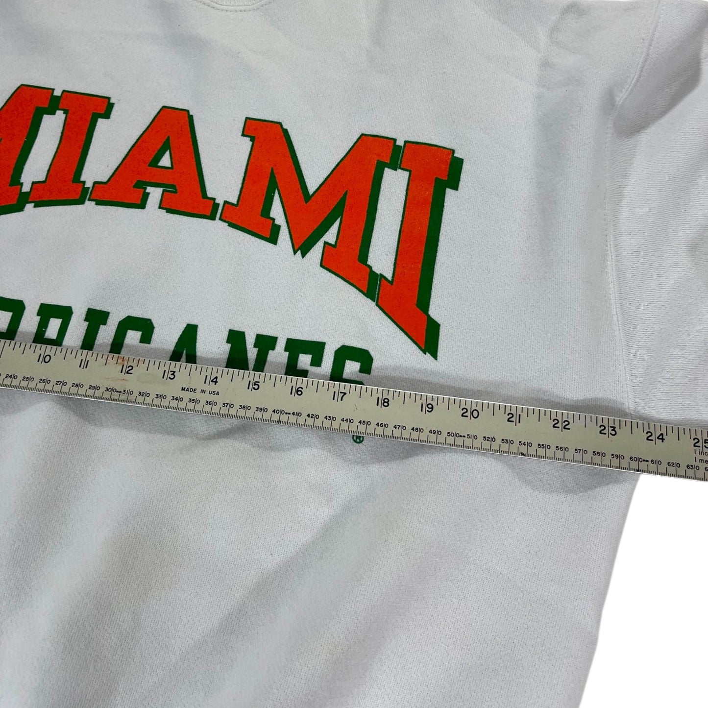 VINTAGE TULTEX MIAMI HURRICANES CREWNECK (XL)