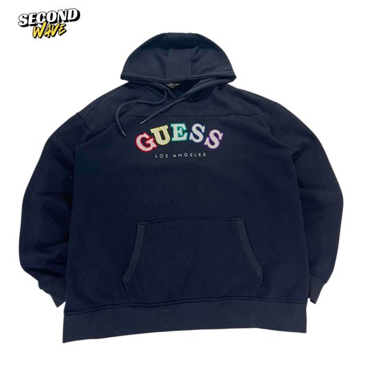 GUESS LOS ANGELES NAVY BLUE HOODIE (XL)