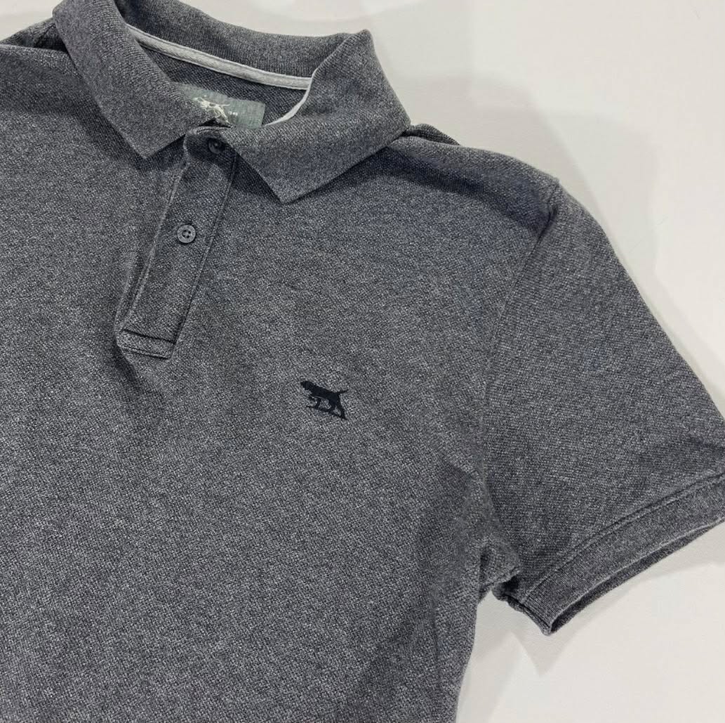GUNN POLO GREY POLO SHIRT (M)